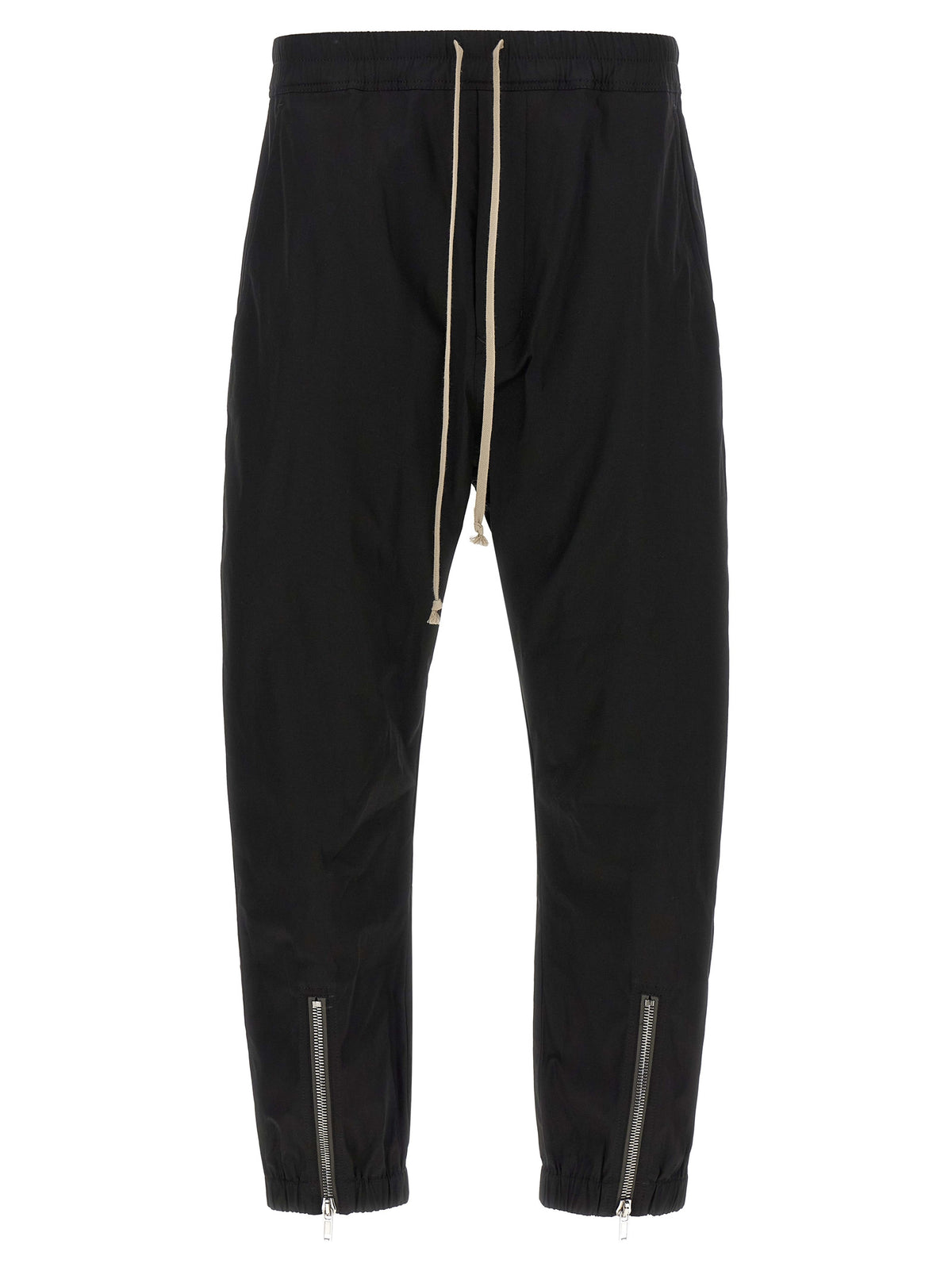 Rick Owens Black Cotton Joggers (Workout Pants)