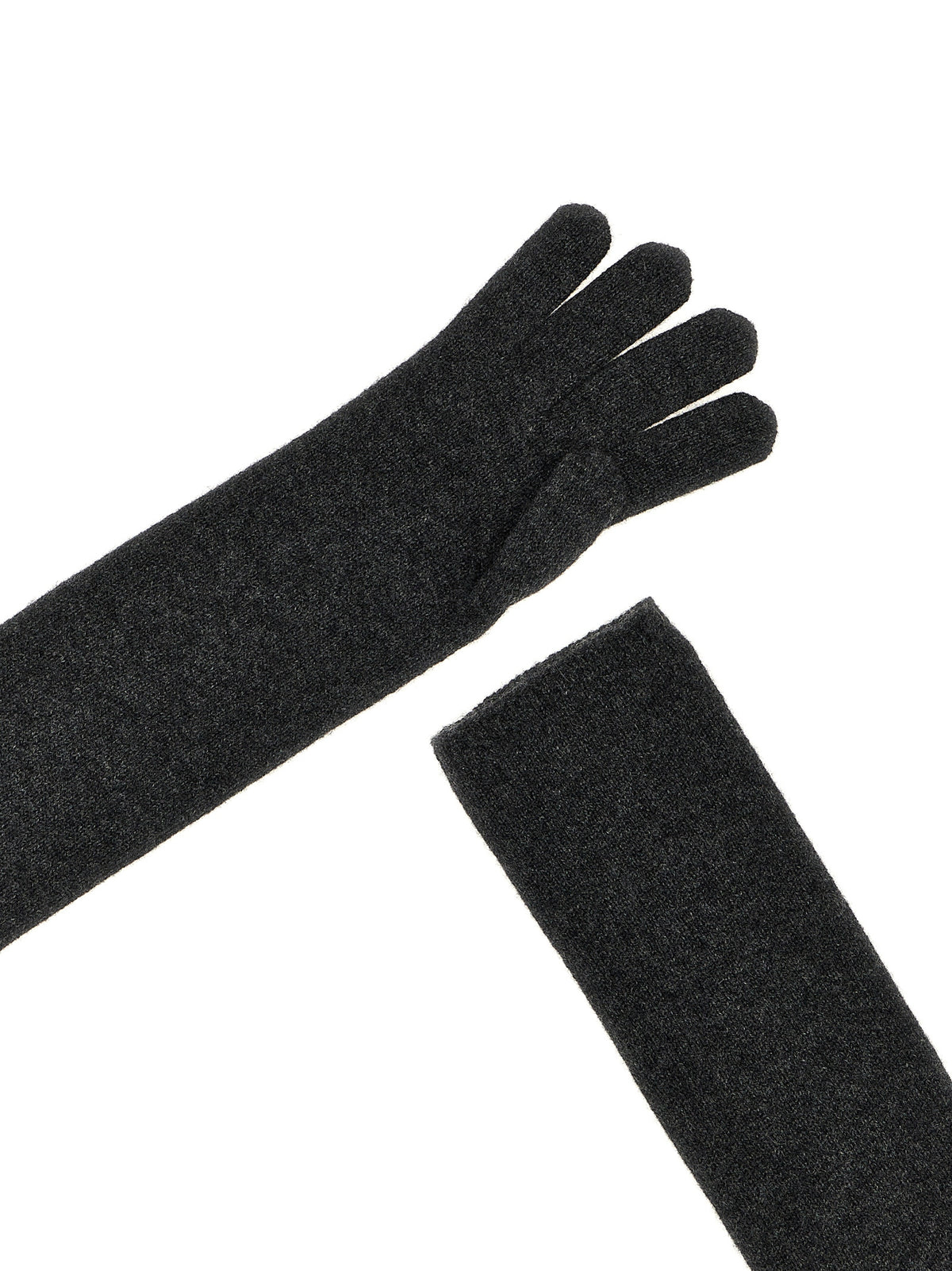 Max Mara Gray Cashmere Gloves