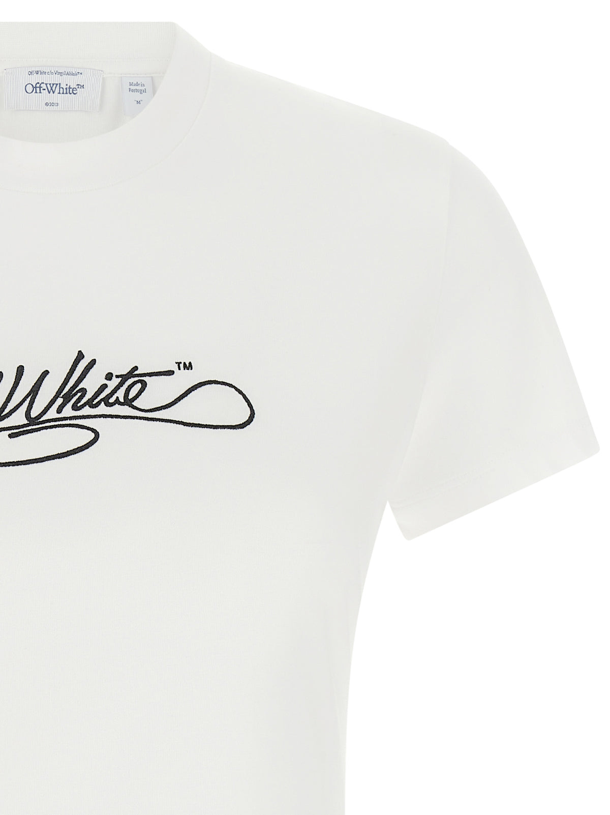 Off-White White Cotton T-Shirt