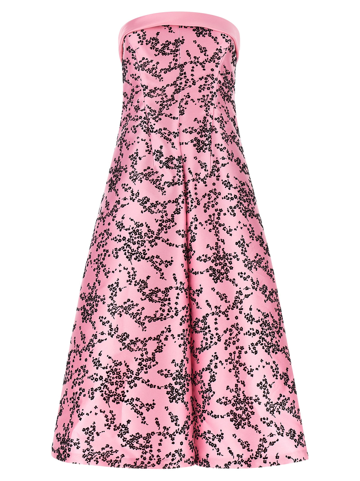 Alberta Ferretti Multicolor Polyester Midi Dress
