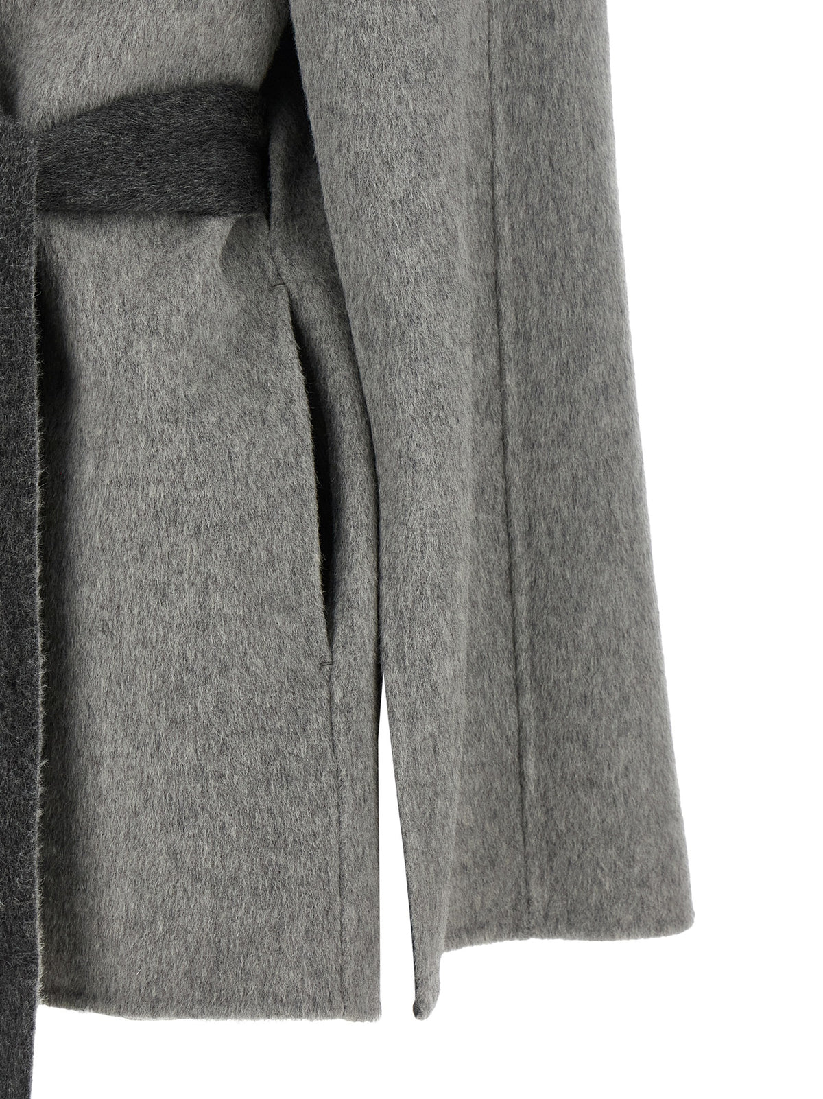 Alberta Ferretti Gray Wool Cardigan