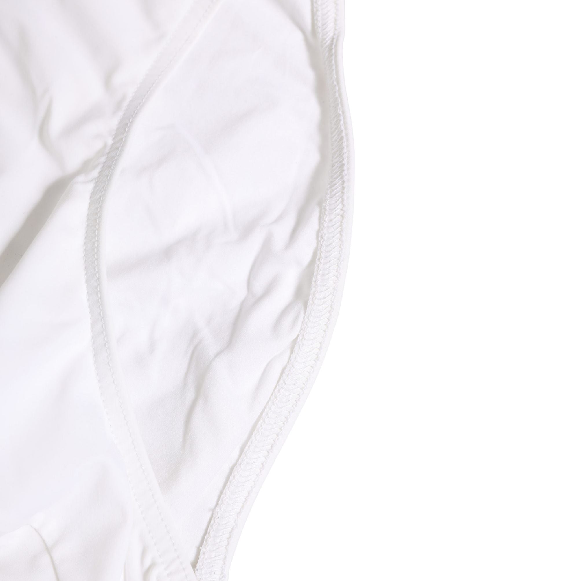 Dolce & Gabbana White Stretch Drawstring Swim Brief Swimwear