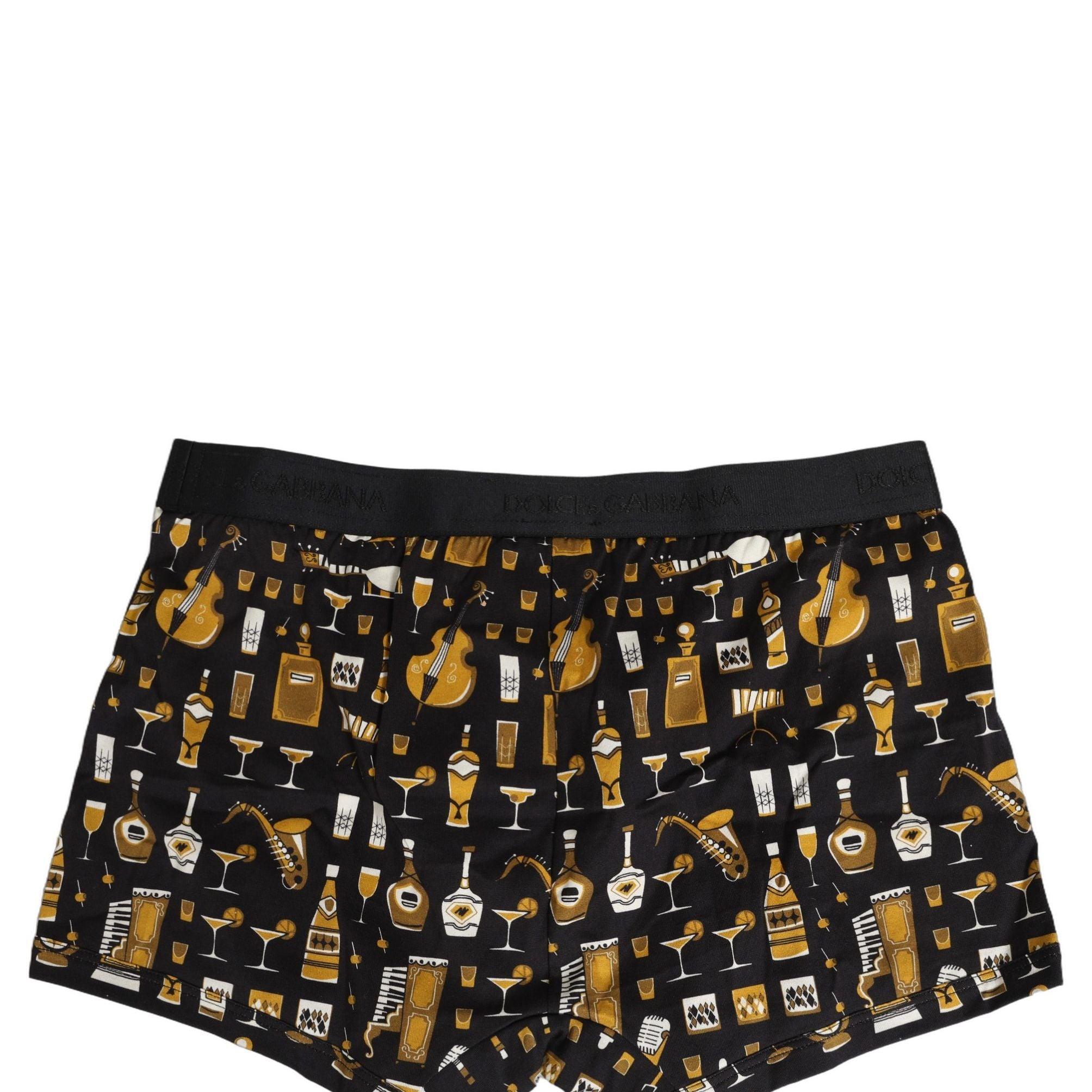 Dolce & Gabbana Black Gold Cocktail Regular Boxer Underwear
