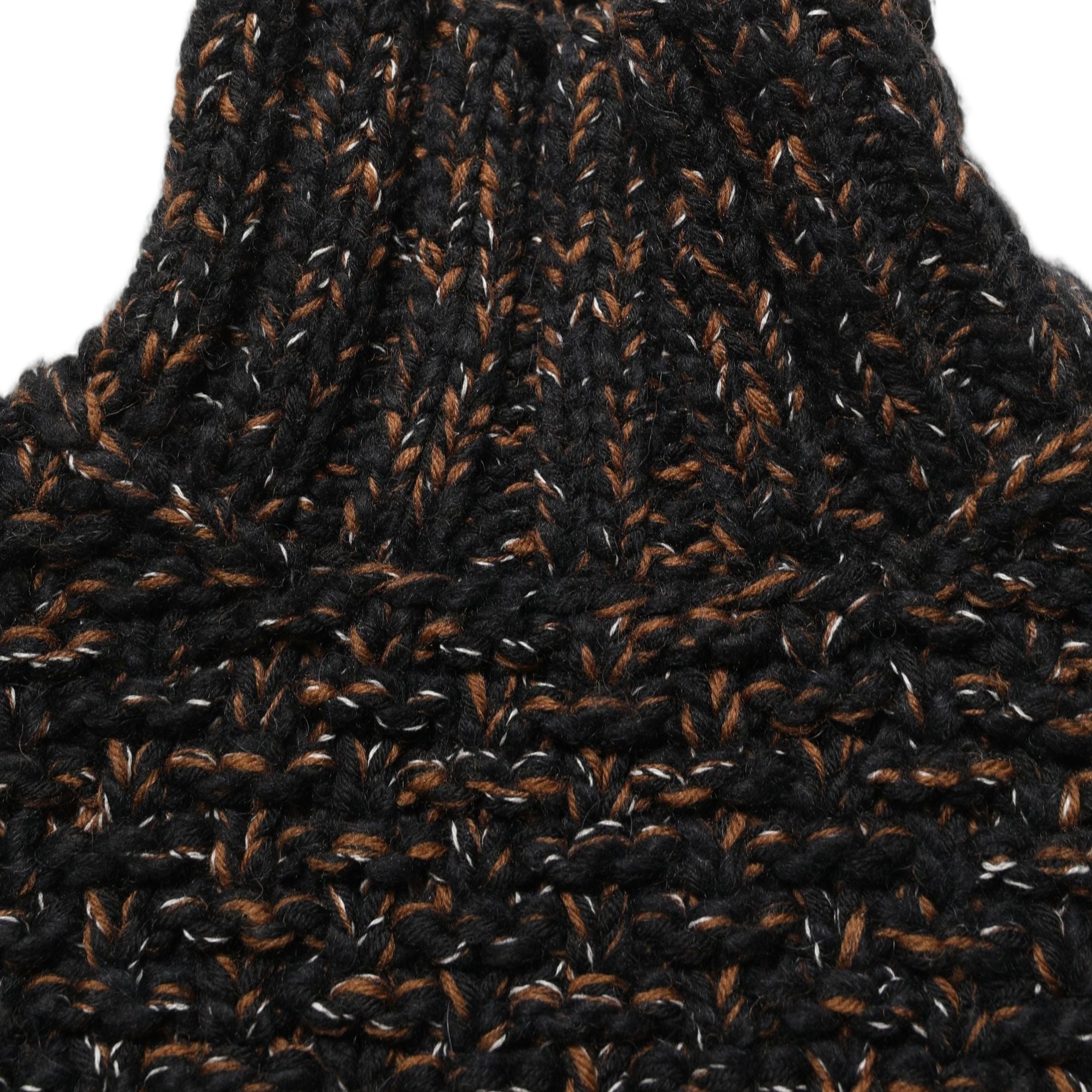 Dolce & Gabbana Brown Wool Knit Turtleneck Pullover Sweater