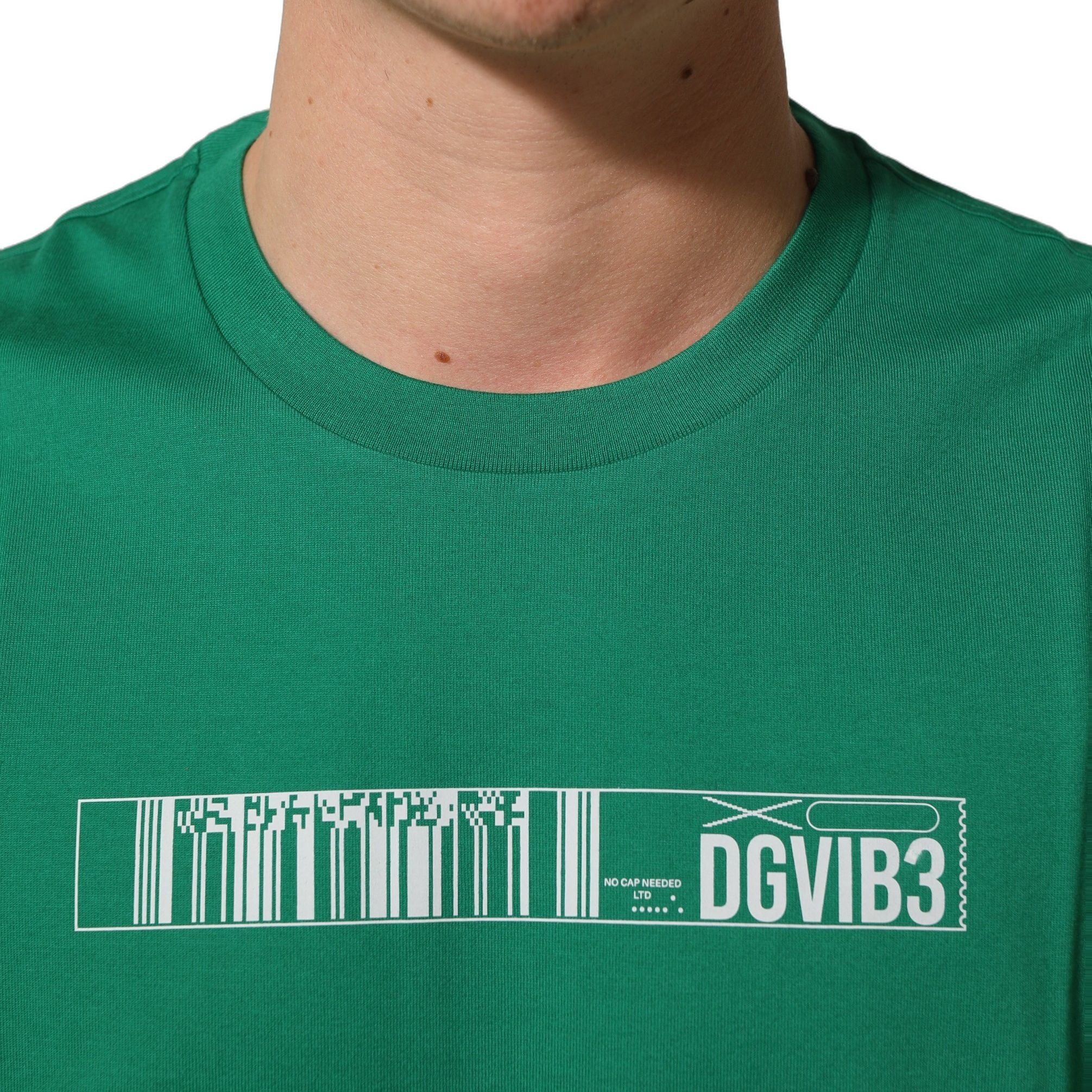 Dolce & Gabbana Green Cotton DGVIB3 Print Crew Neck T-shirt