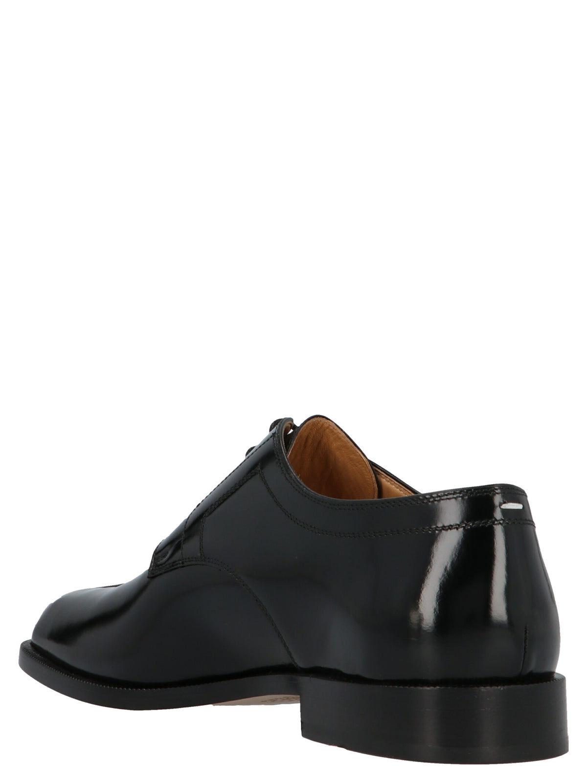 Maison Margiela Black Calfskin Oxfords And Derbies