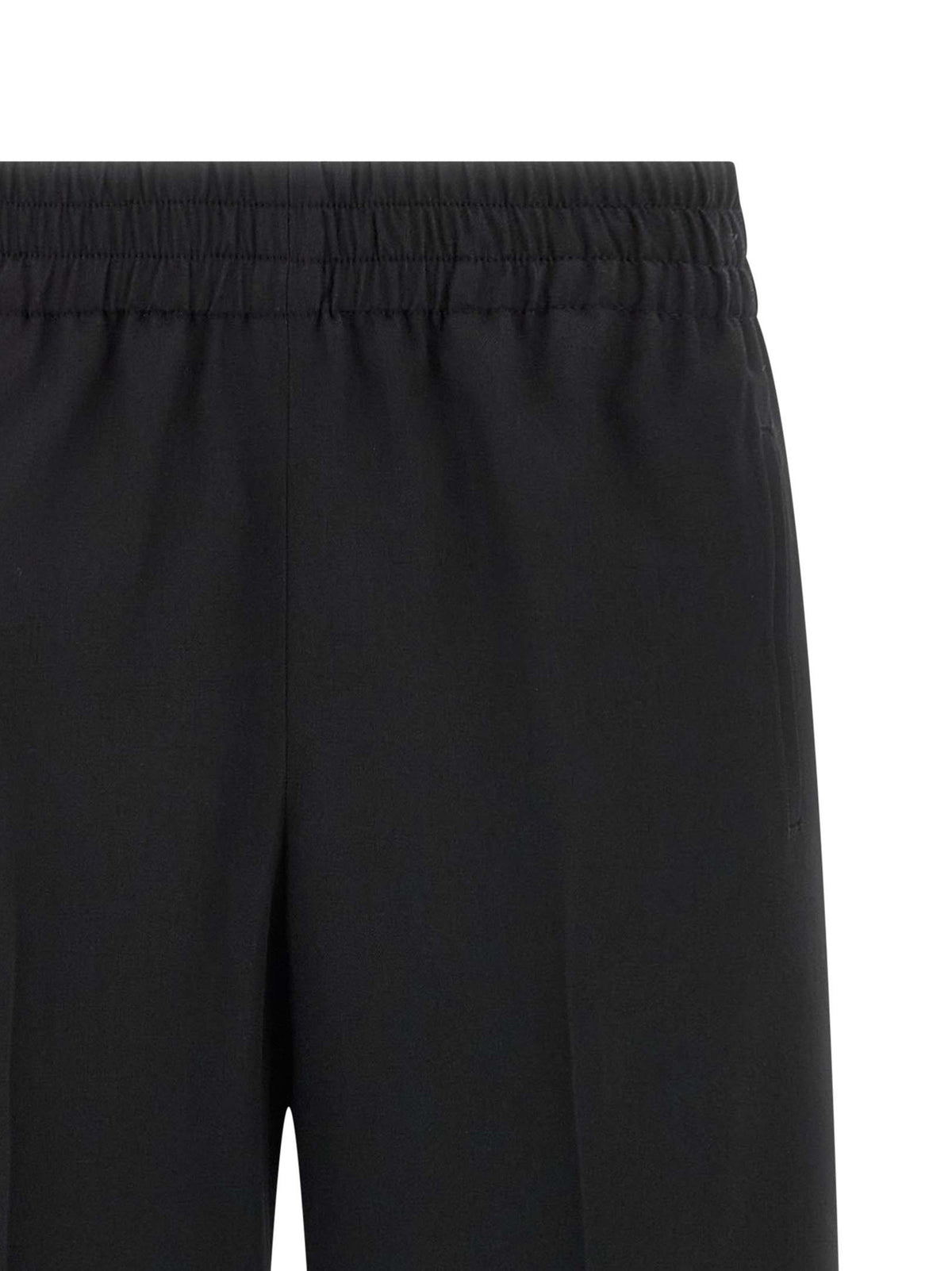 Golden Goose Black Virgin Wool Casual Pants