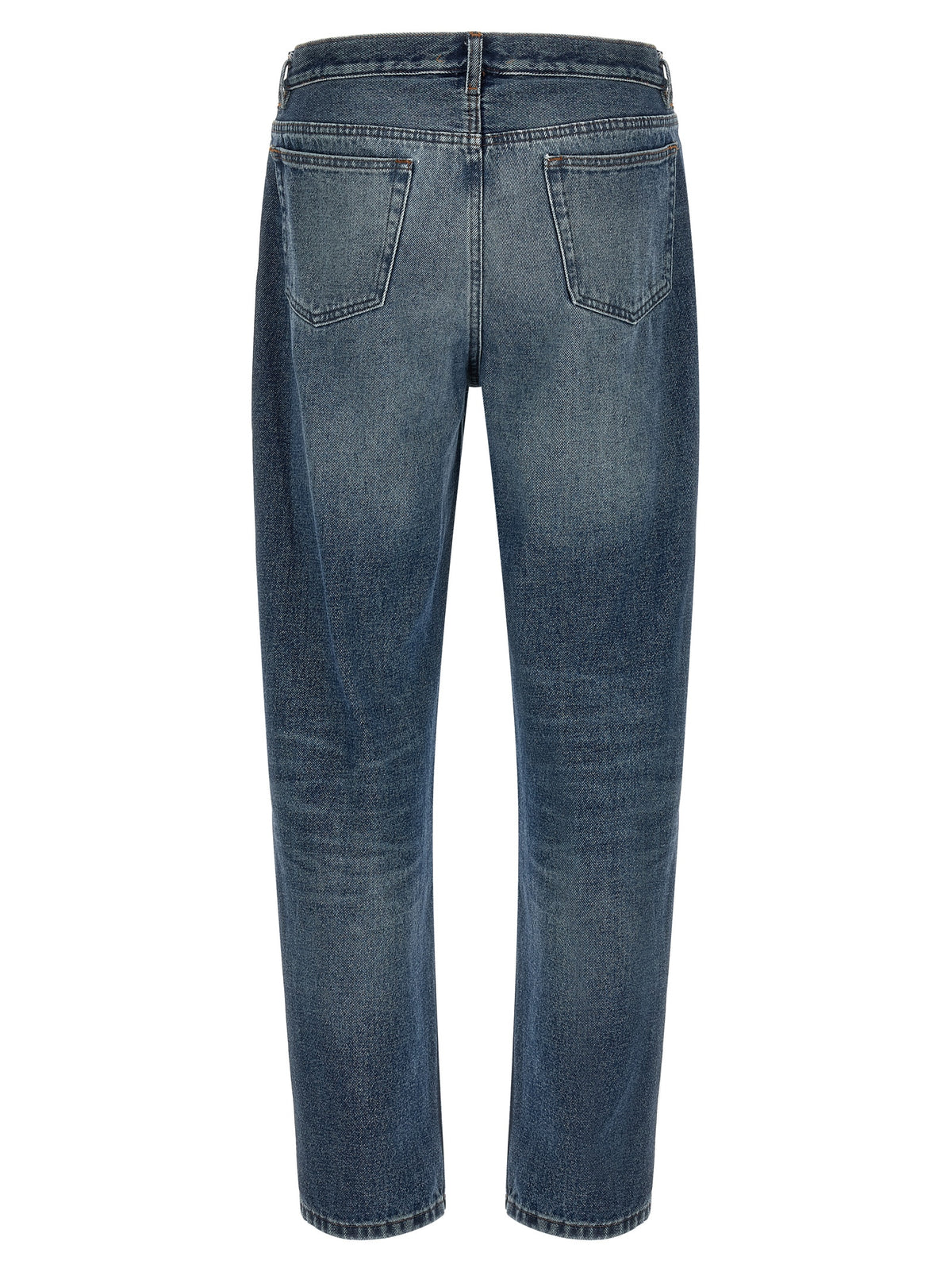 A.P.C. Blue Cotton Straight-Leg Jeans