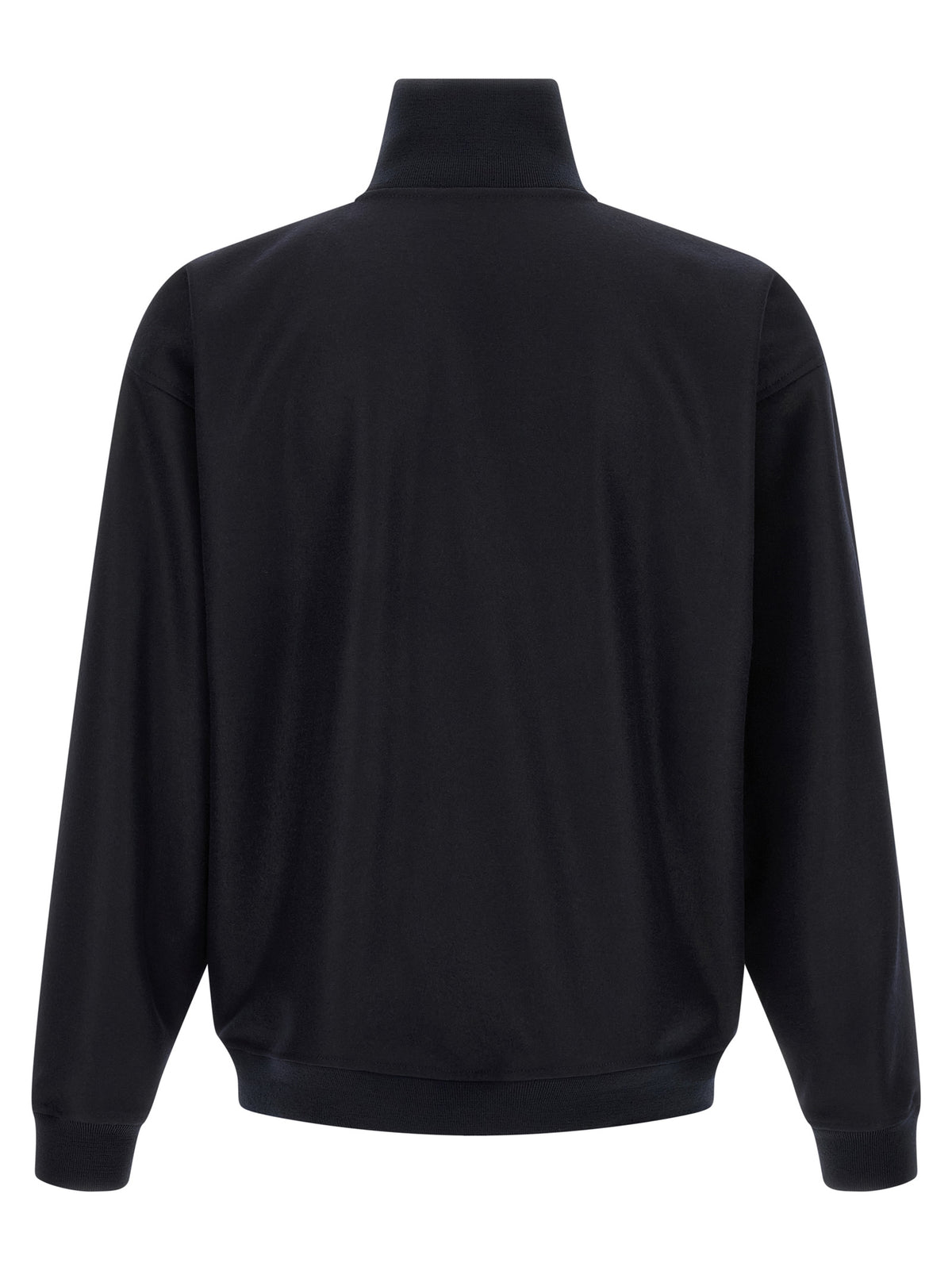 Jil Sander Blue Wool Full-Length Jacket
