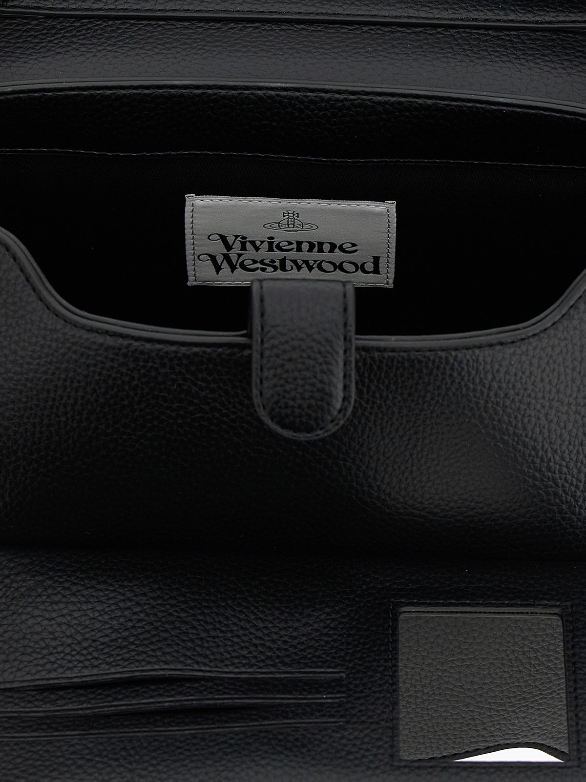 Vivienne Westwood Black Polyethylene Shoulder Bag