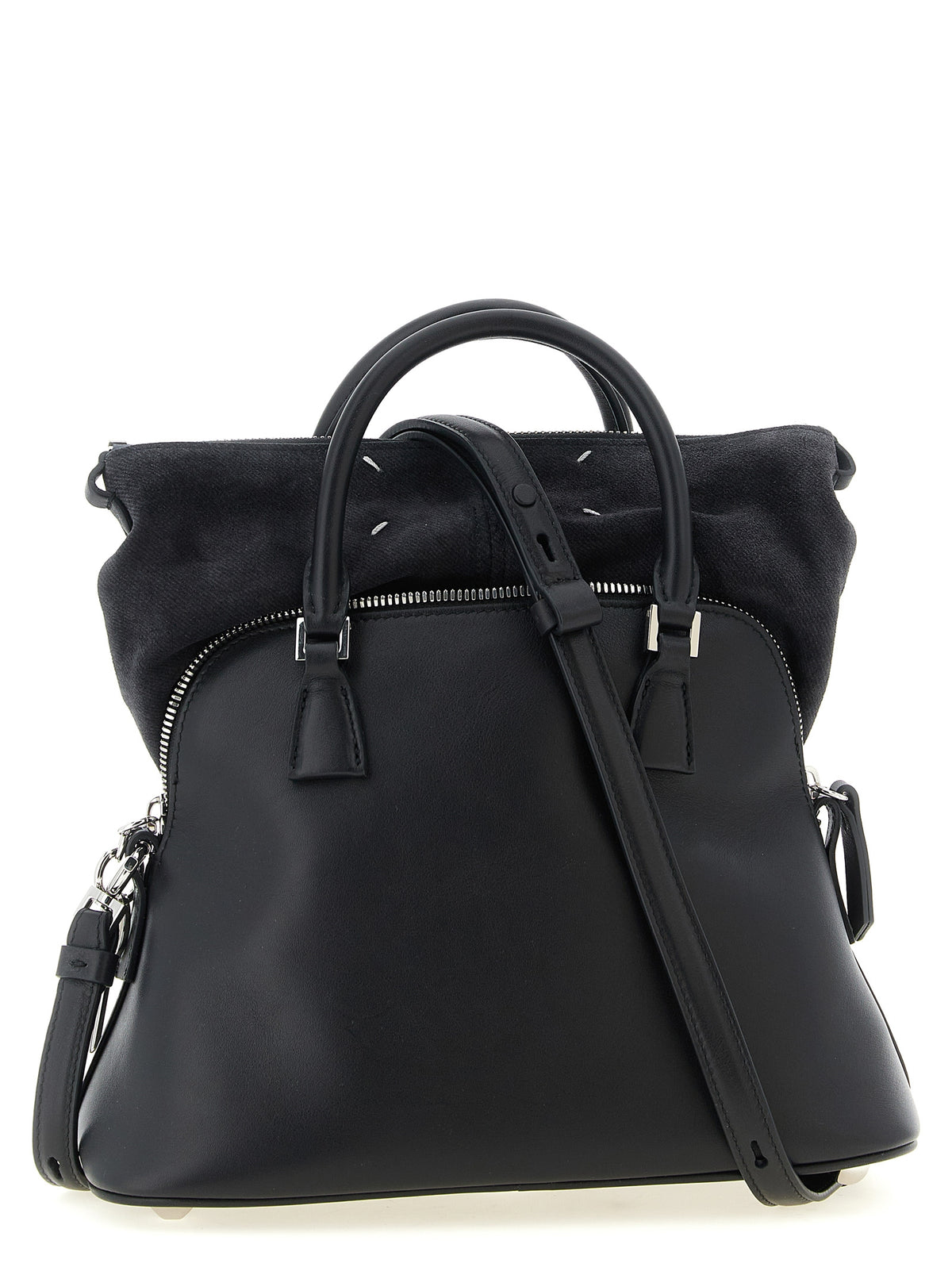 Maison Margiela Black Calfskin Shoulder Bag