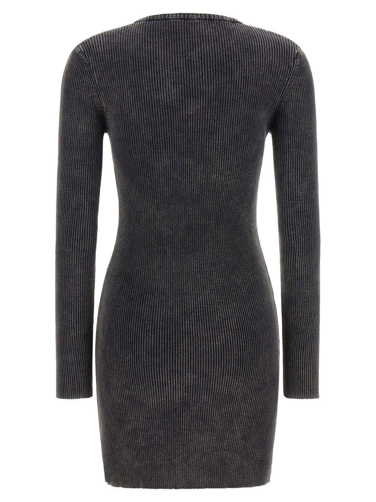 Diesel Black Cotton Short Dress