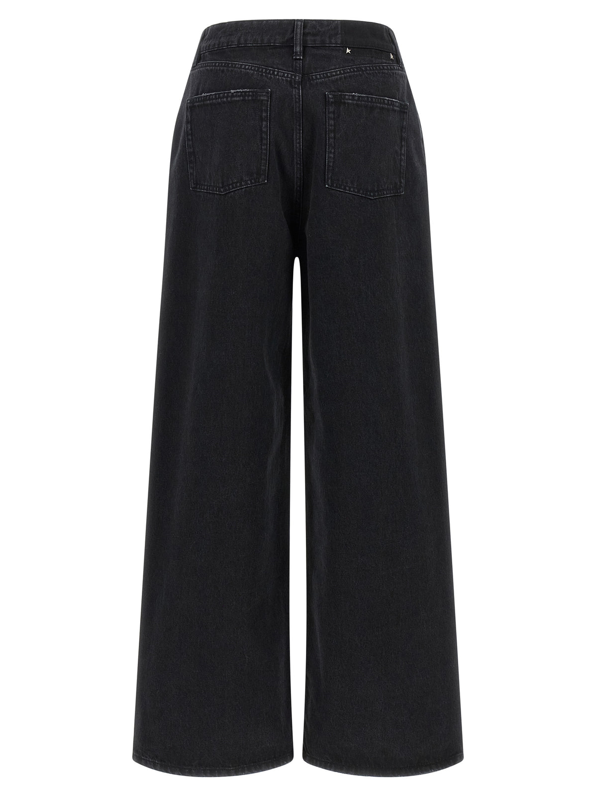 Golden Goose Black Cotton Flared Jeans