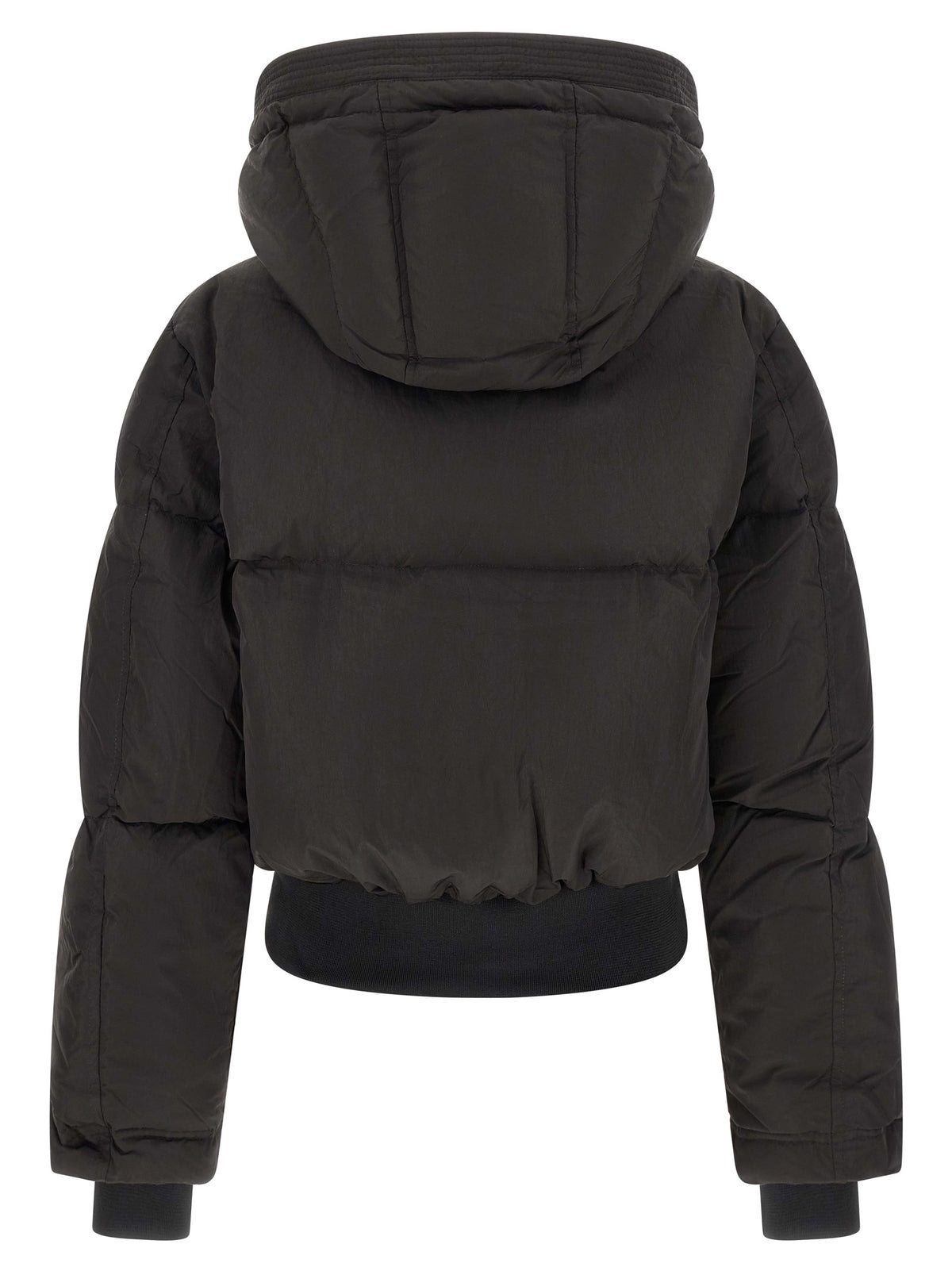 Diesel Black Polyamide Full-Length Jacket