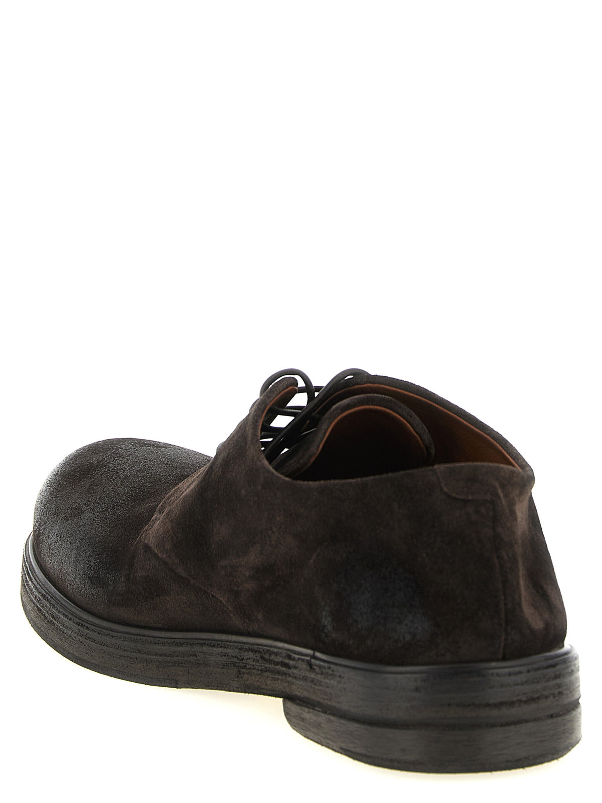 Marsell Brown Calfskin Oxfords And Derbies