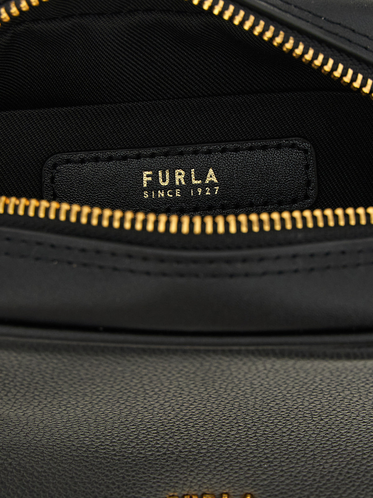 Furla Black Calfskin Handbag