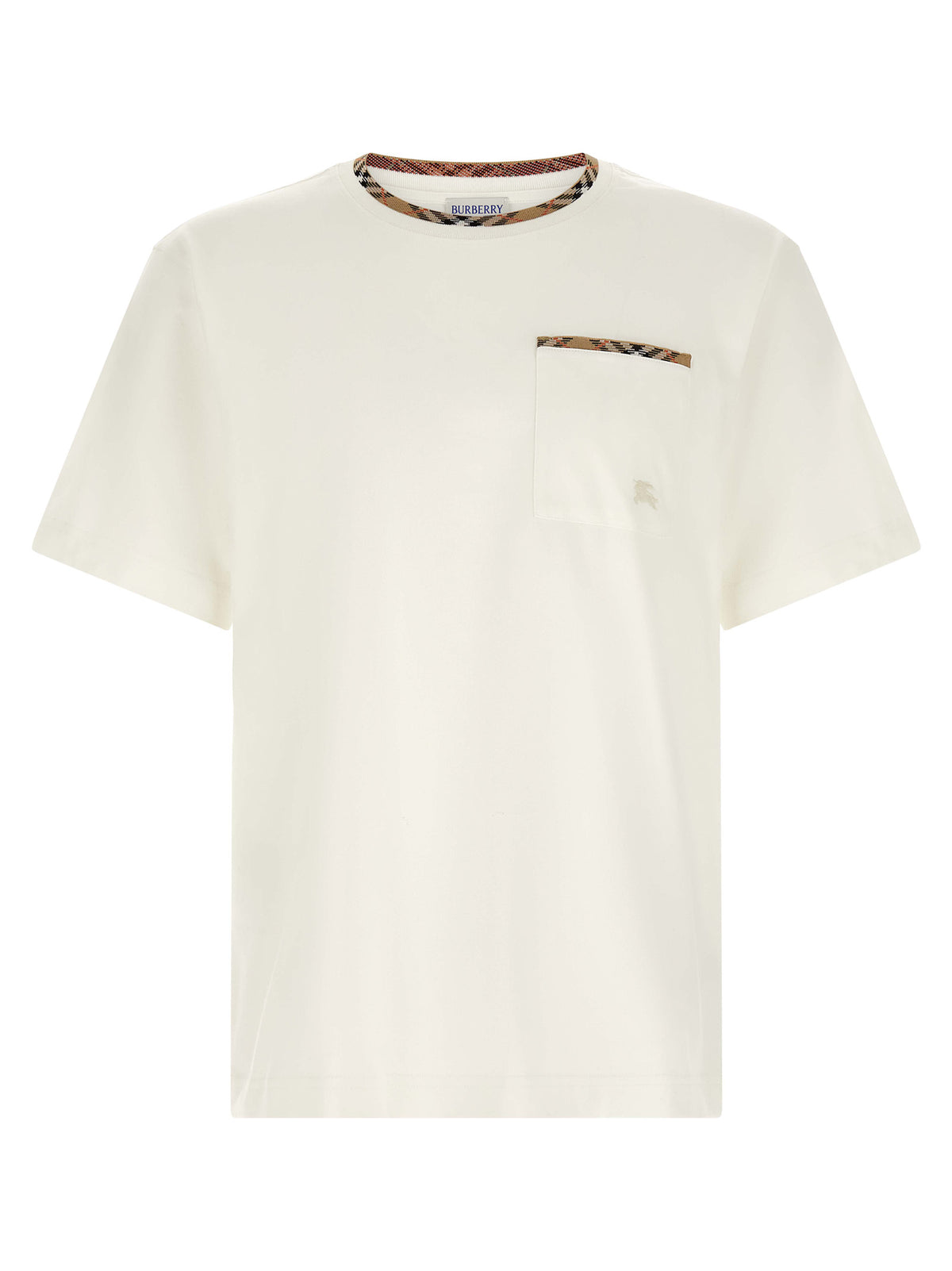 Burberry White Cotton T-Shirt