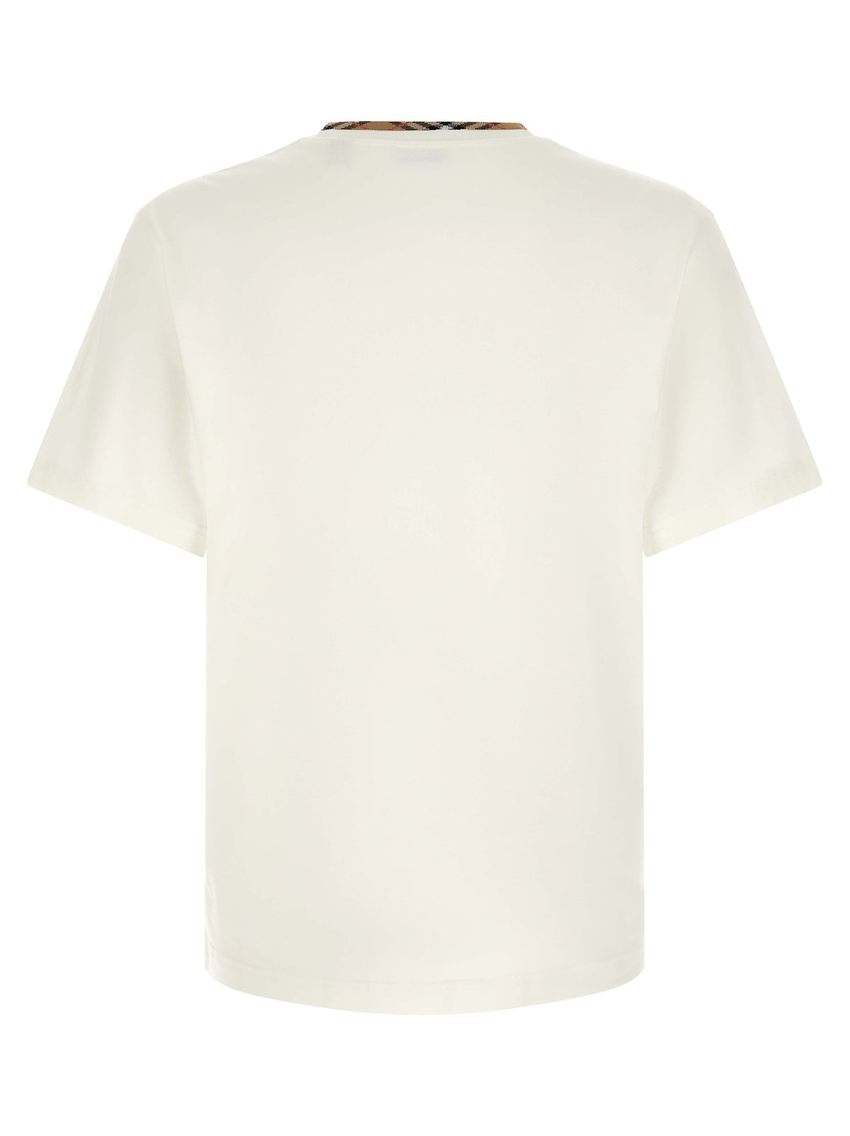 Burberry White Cotton T-Shirt