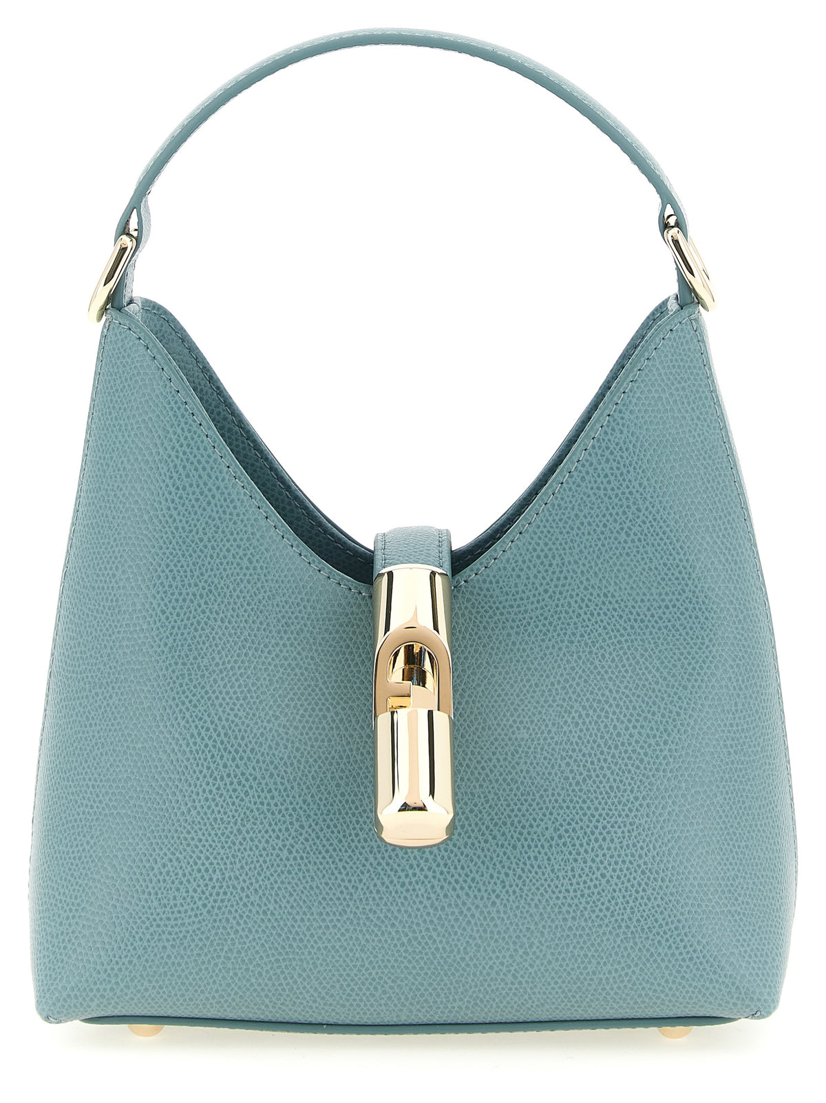 Furla Blue Calfskin Handbag