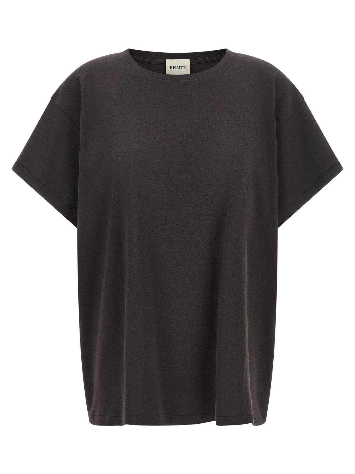 Khaite Gray Cotton T-Shirt