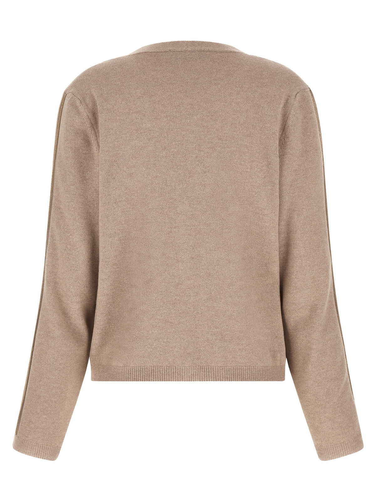 Fabiana Filippi Beige Virgin Wool Cardigan