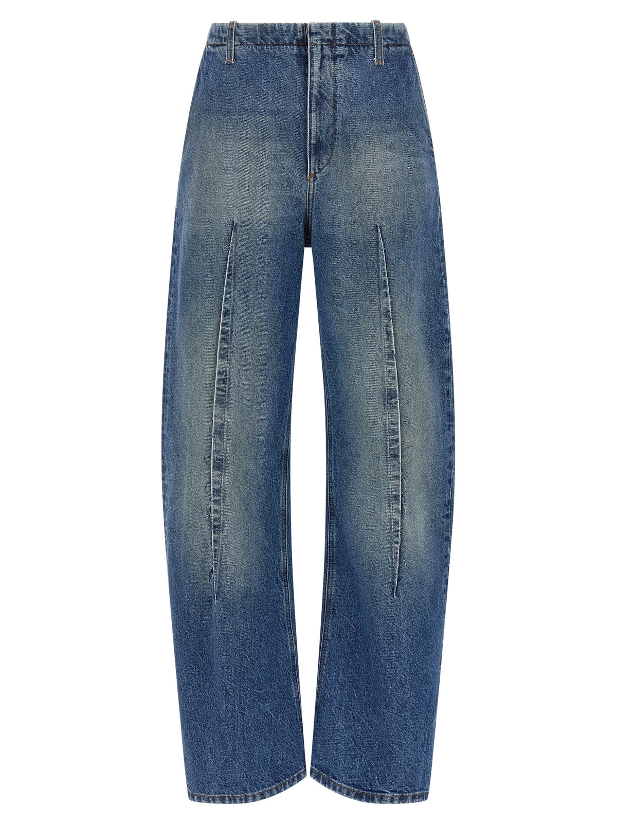 MM6 Maison Margiela Blue Cotton High-Waisted Jean