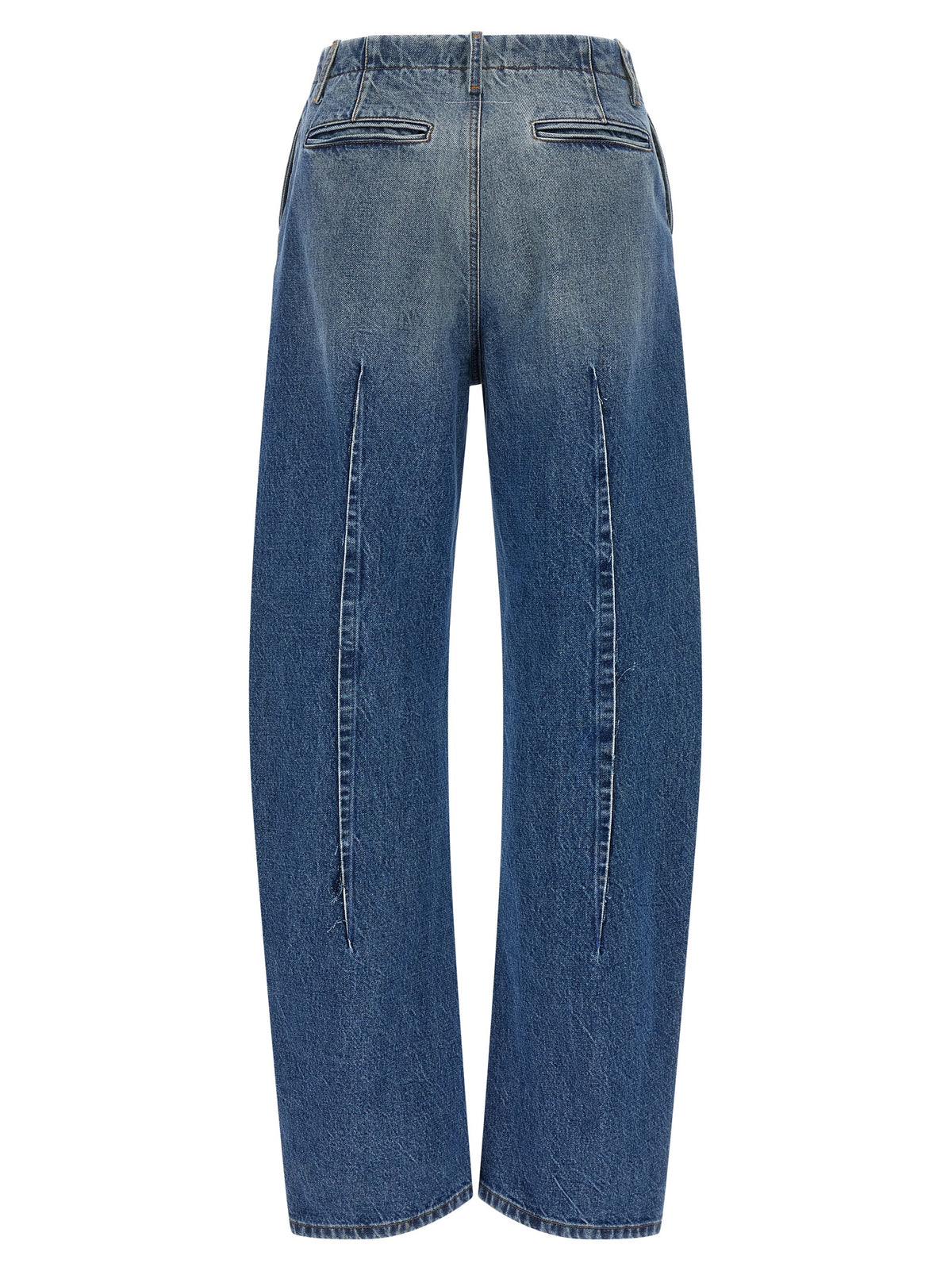 MM6 Maison Margiela Blue Cotton High-Waisted Jean