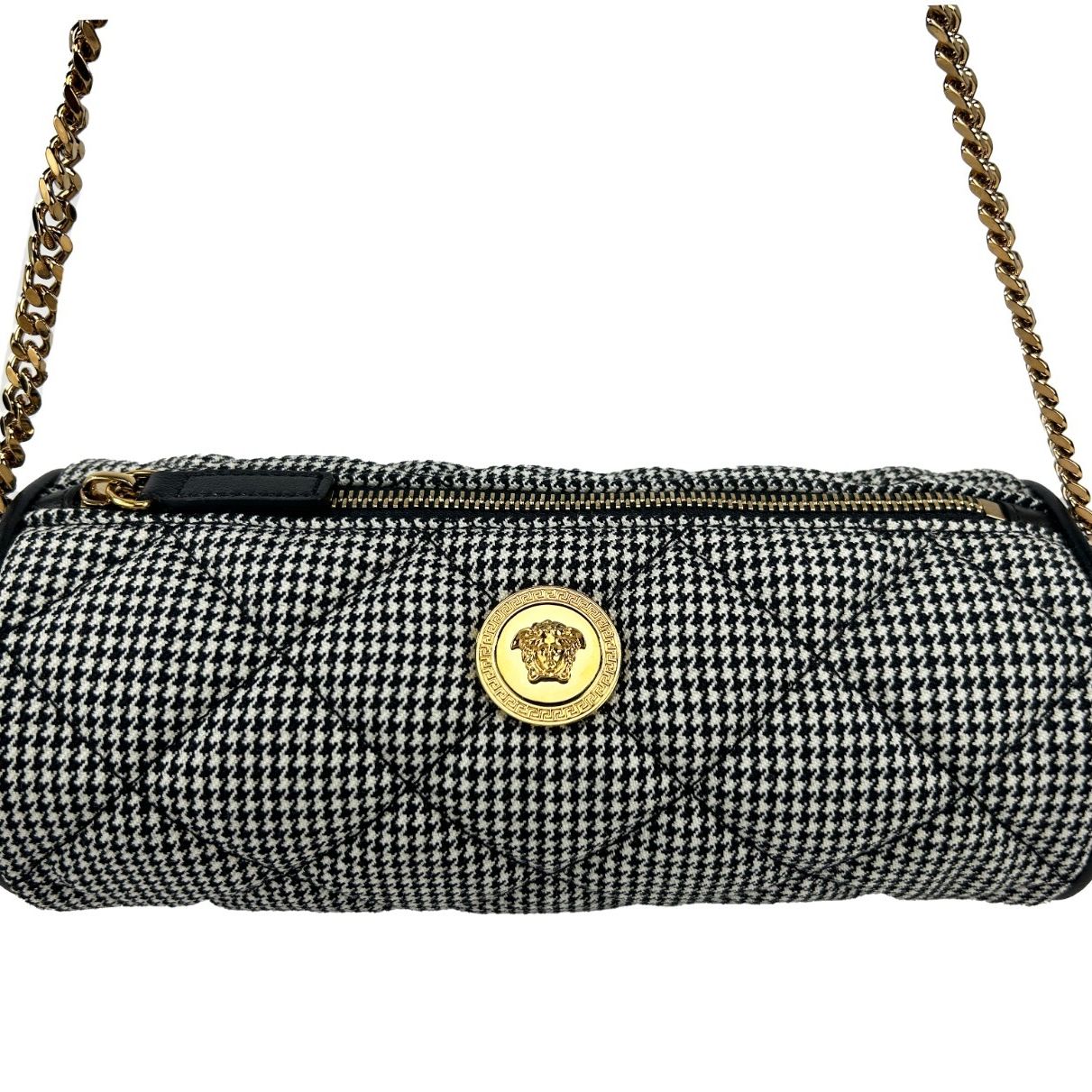 Versace Medusa Quilted Evening Sling Crossbody Bag
