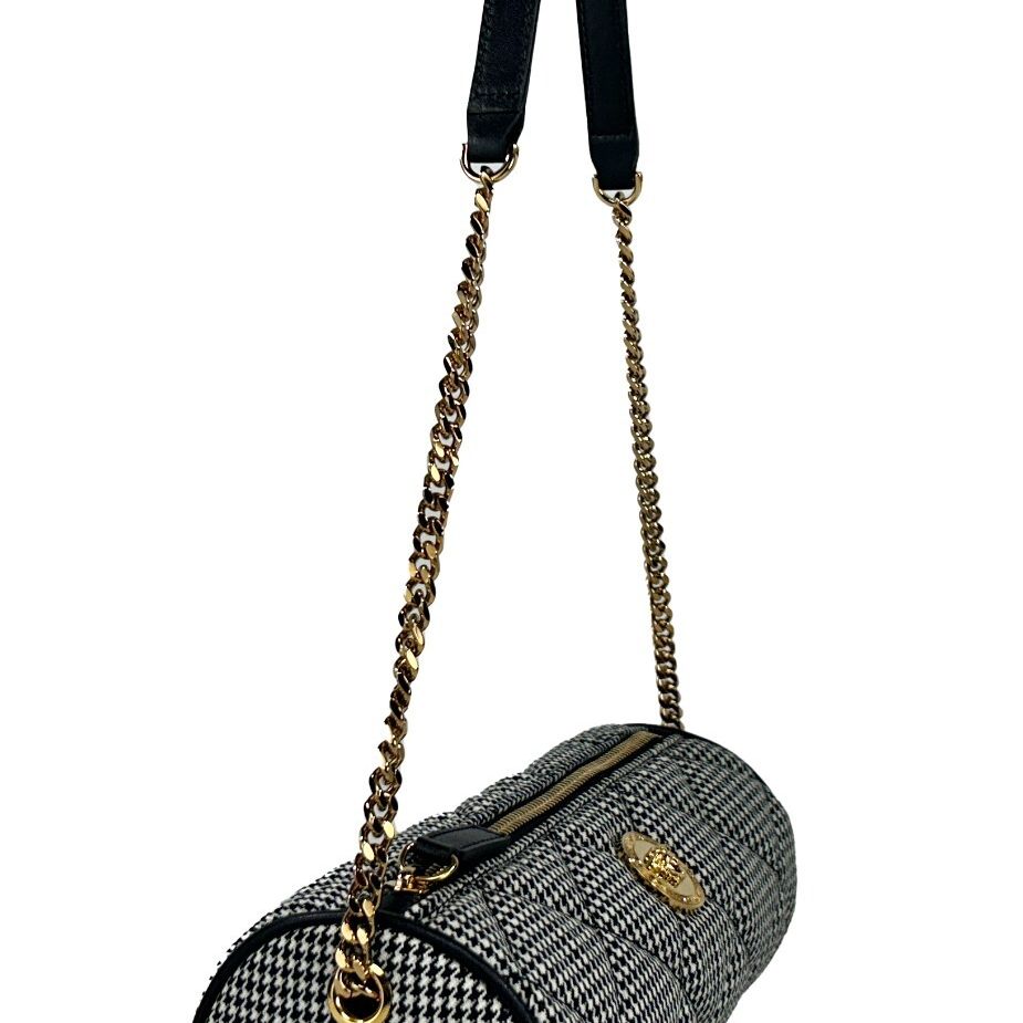 Versace Medusa Quilted Evening Sling Crossbody Bag