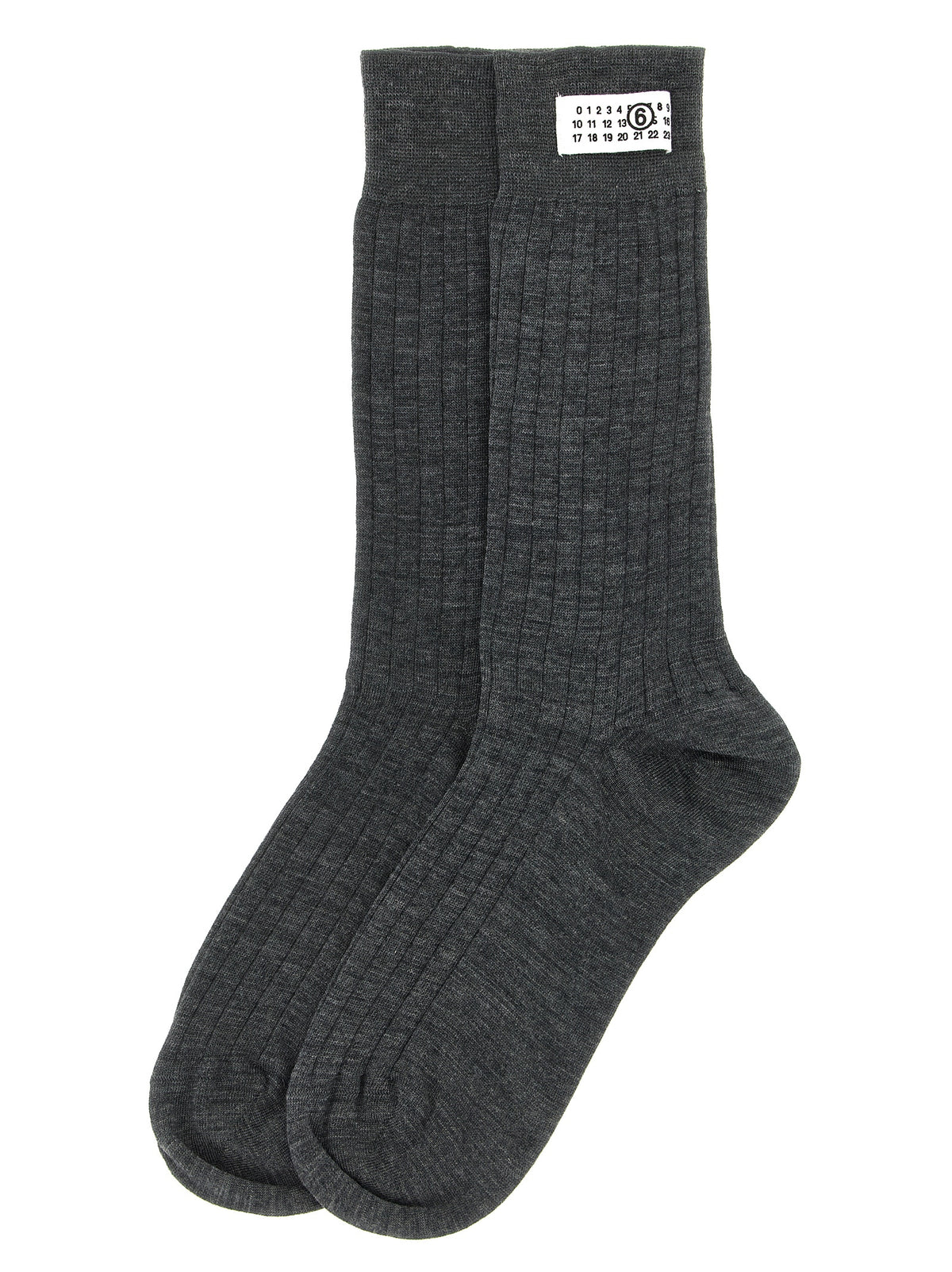 MM6 Maison Margiela Gray Wool Socks