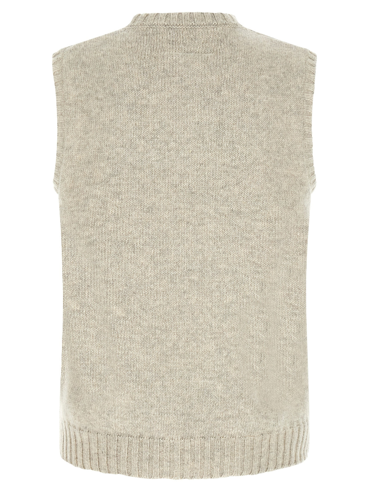 MM6 Maison Margiela Gray Wool Sweatshirt