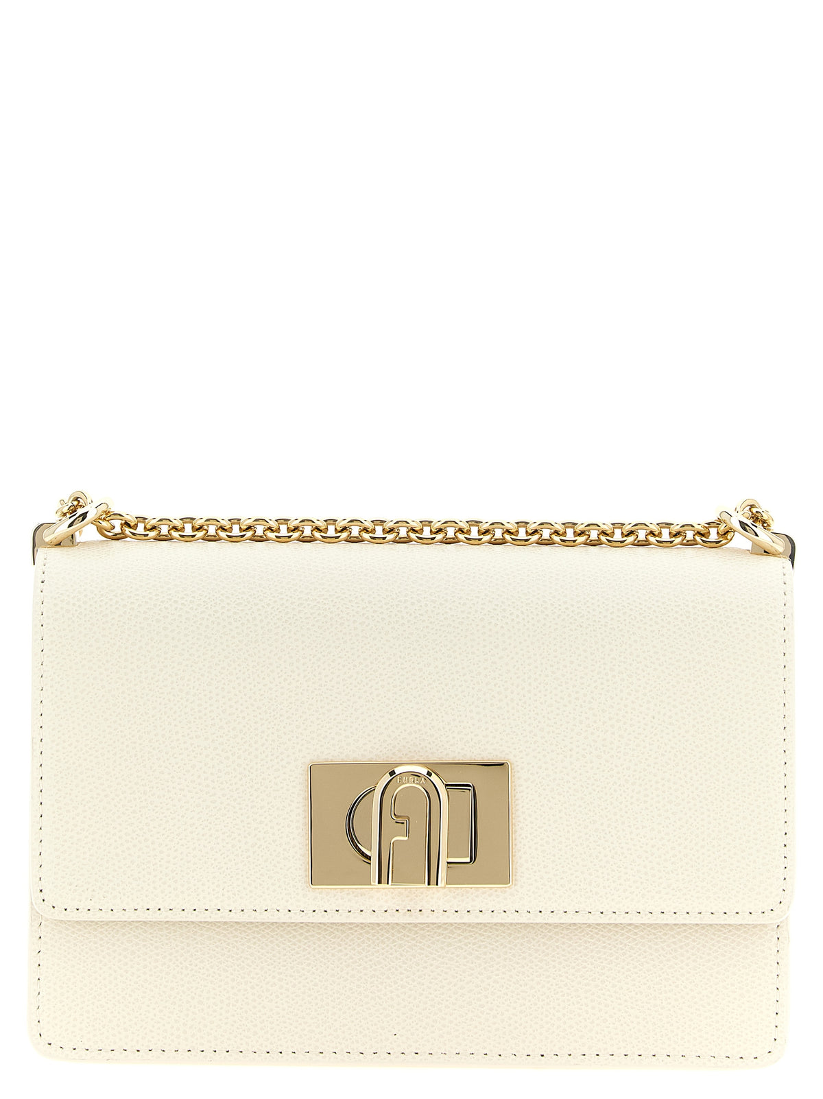 Furla White Calfskin Crossbody Bag