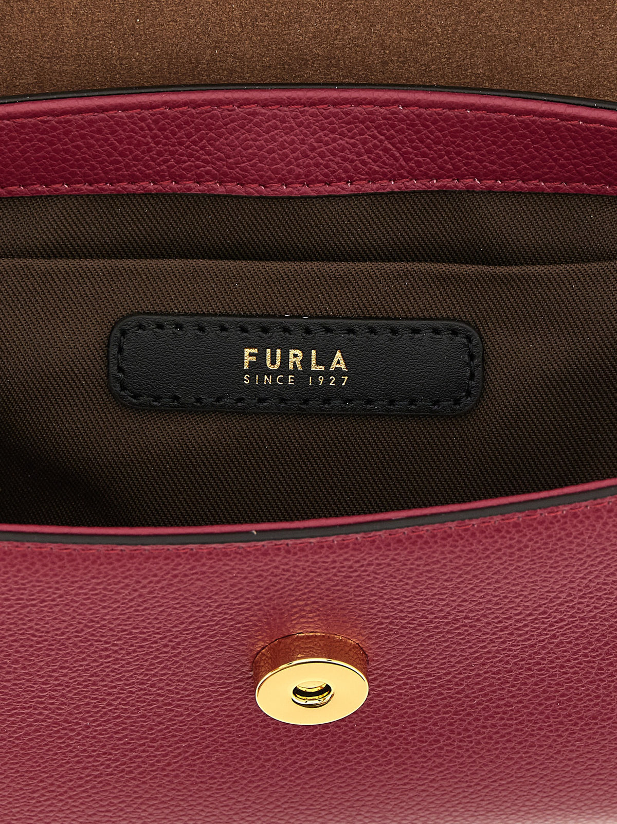 Furla Red Calfskin Handbag