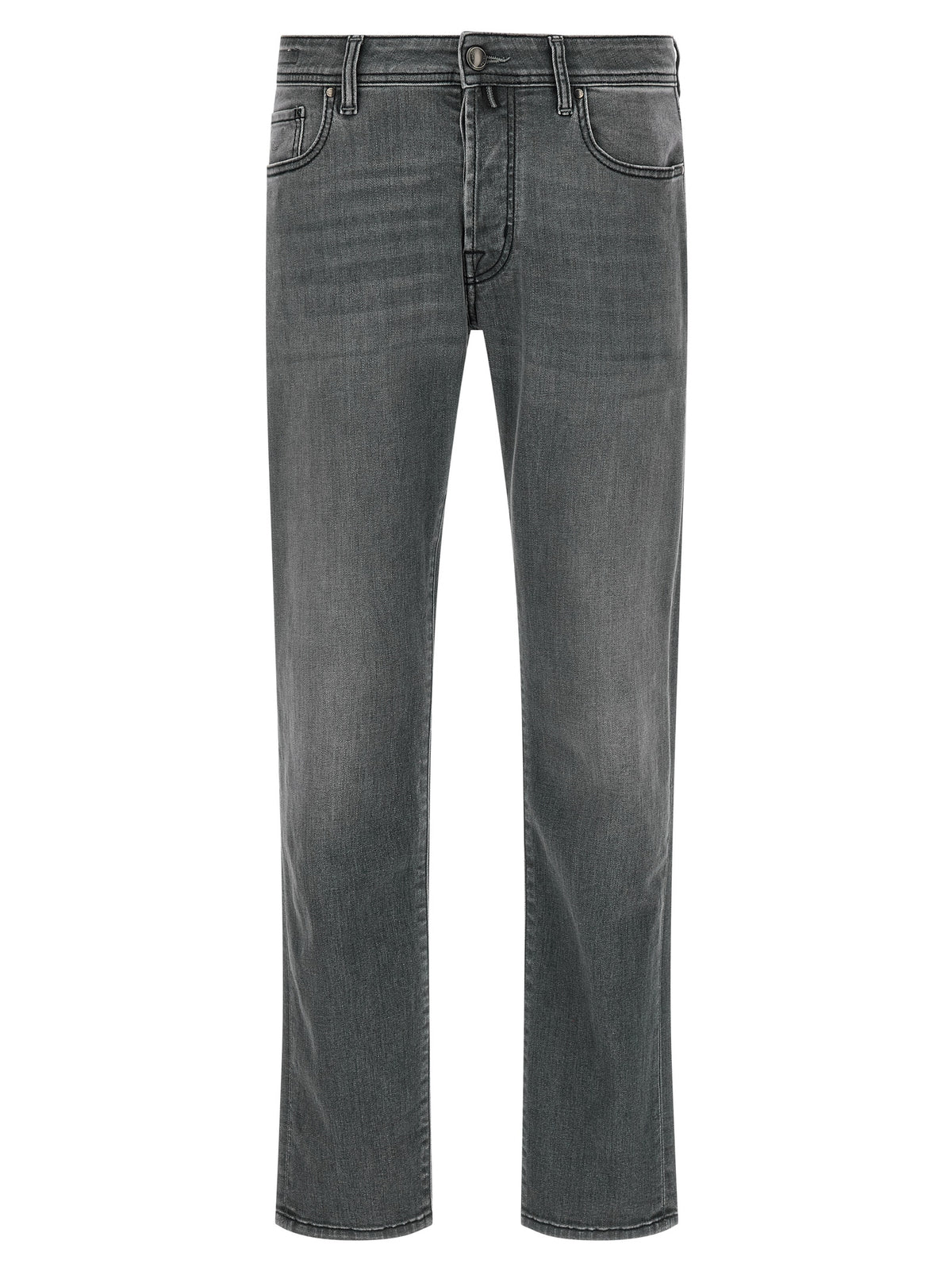 Jacob Cohen Gray Cotton Slim Fit Jeans