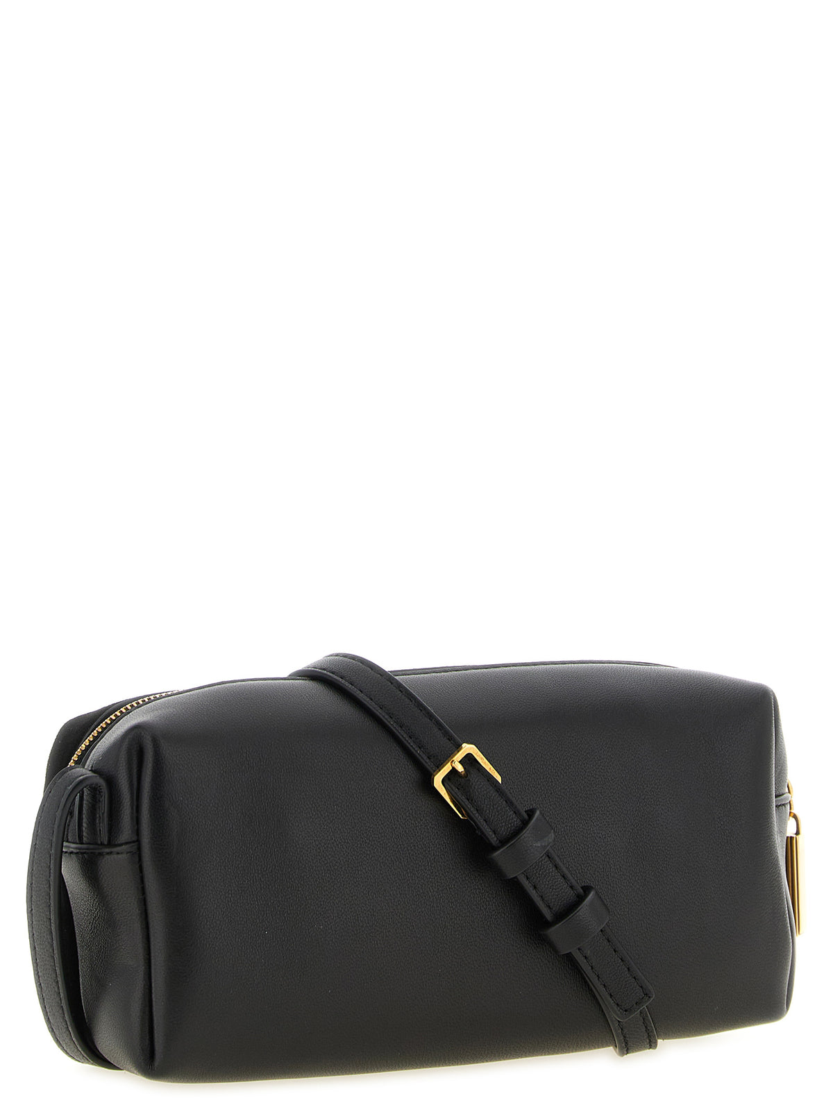 Khaite Black Calfskin Crossbody Bag