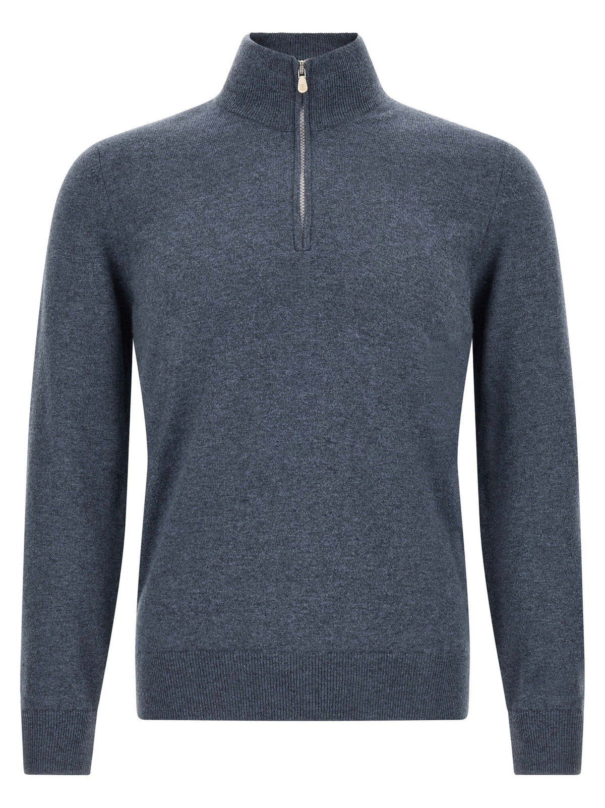 Brunello Cucinelli Blue Cashmere Cardigan