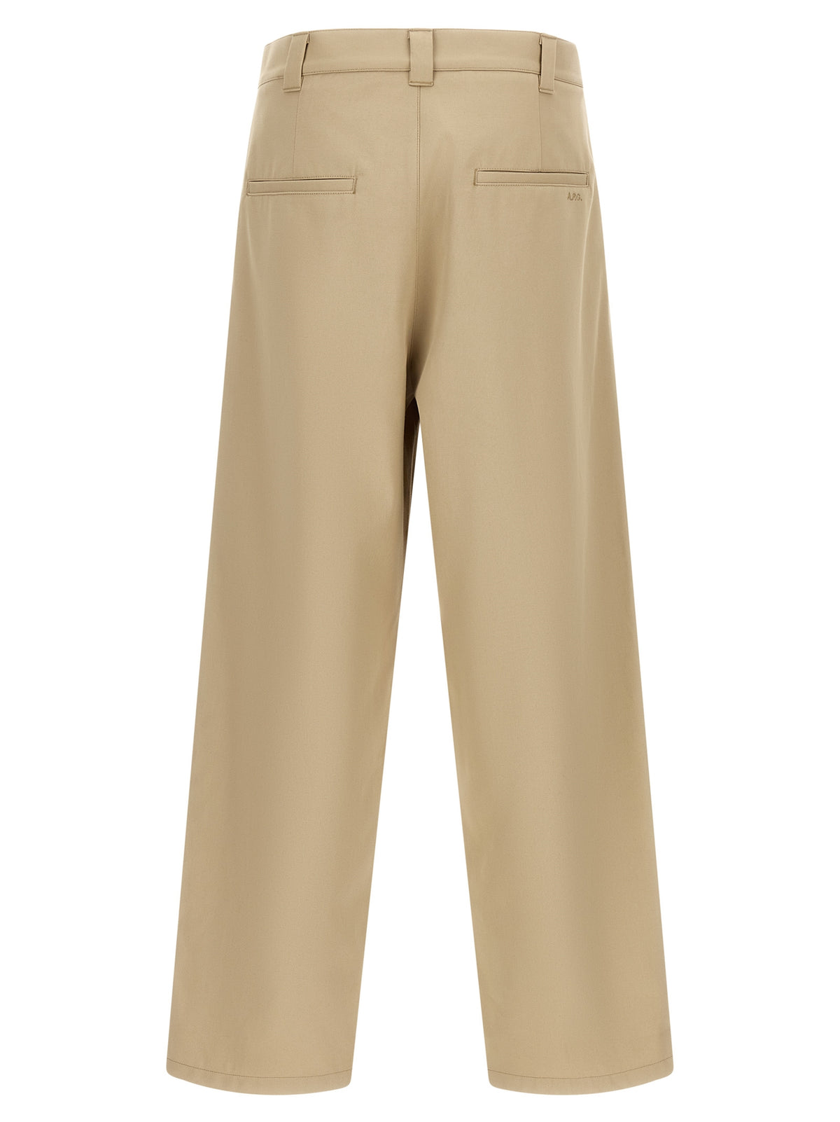 A.P.C. Beige Cotton Casual Pants