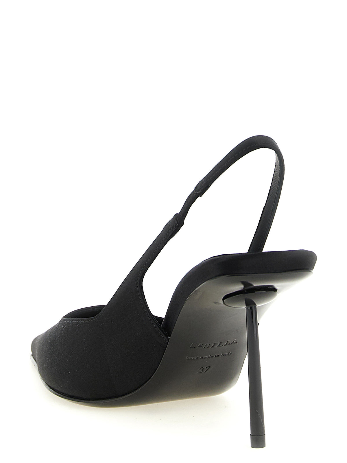 LE SILLA Black Viscose High Heel Pumps