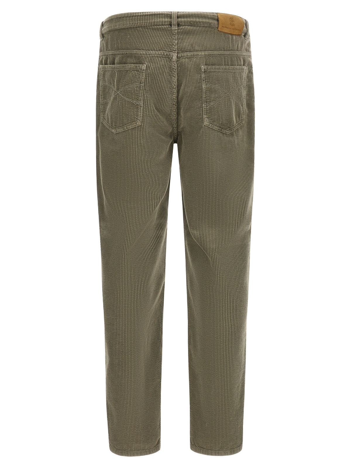Brunello Cucinelli Bicolor Cotton Casual Pants