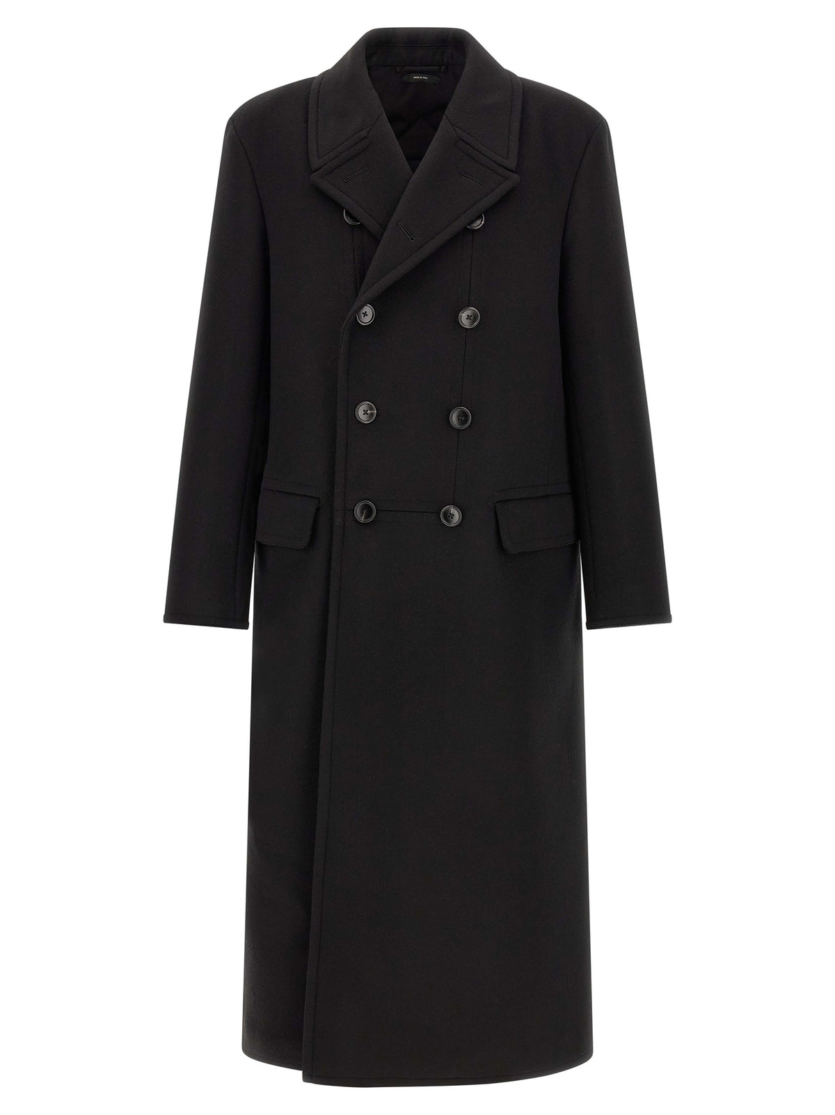 Tom Ford Black Virgin Wool Coat