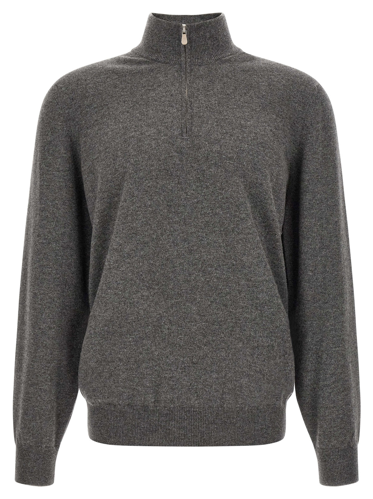 Brunello Cucinelli Gray Cashmere Cardigan
