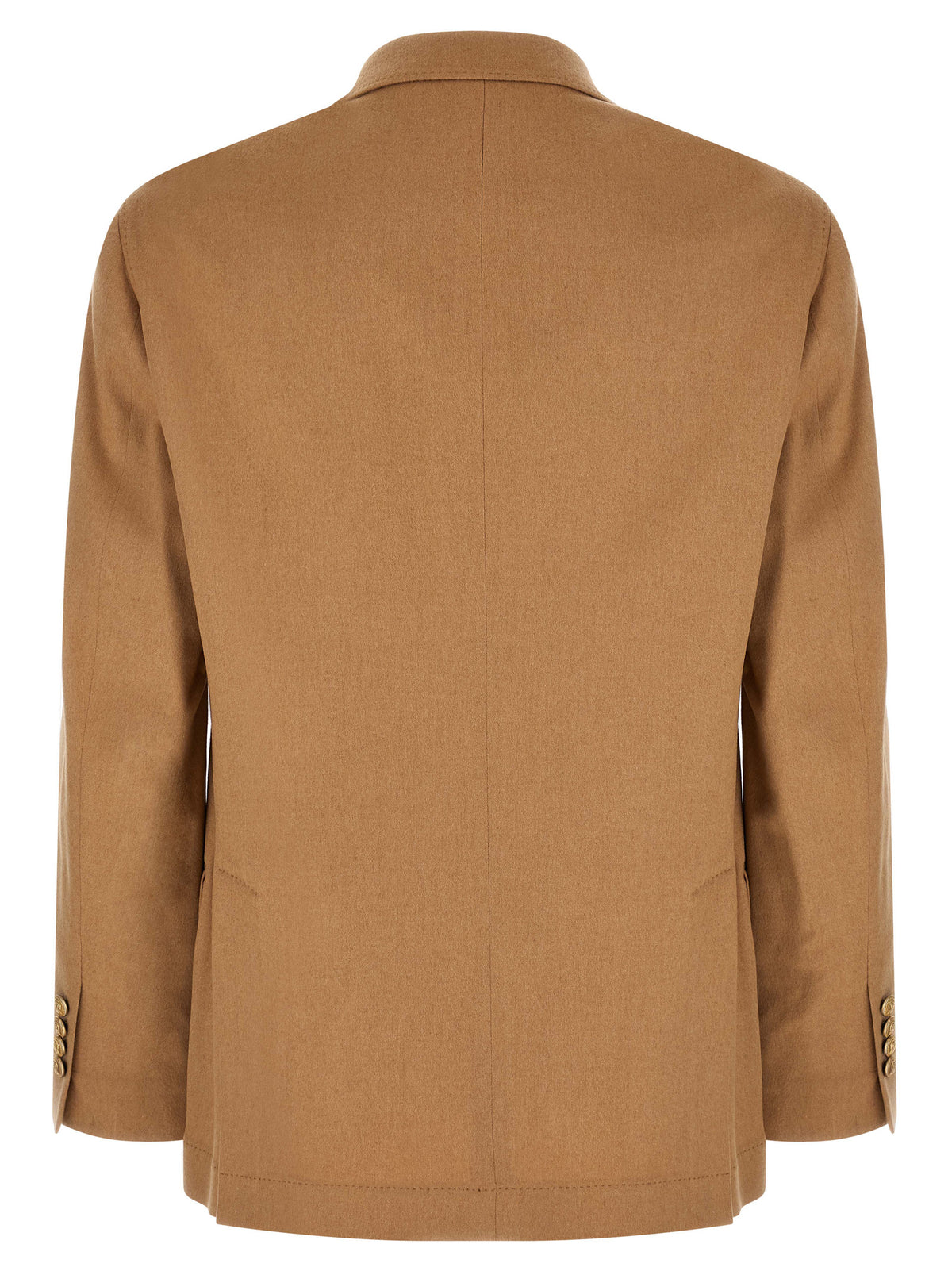 Brunello Cucinelli Beige Camel Hair Blazer