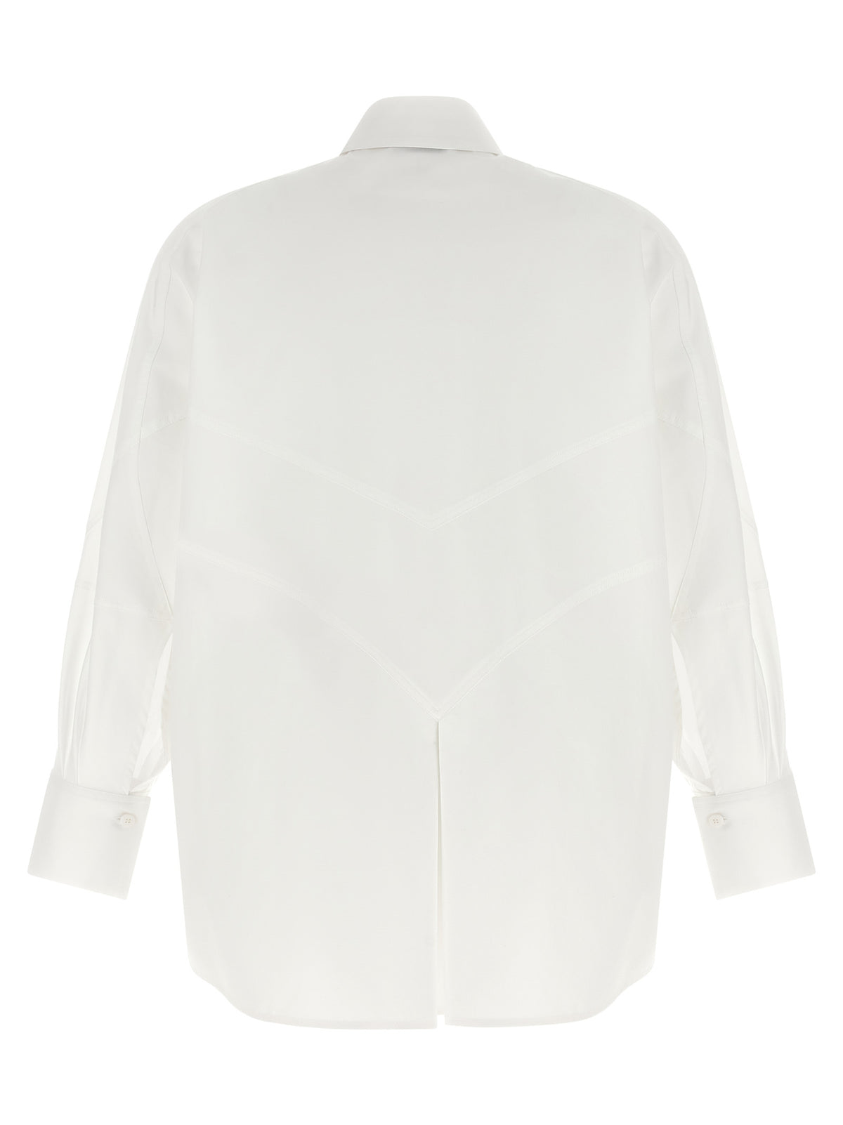 The Attico White Cotton Blouse