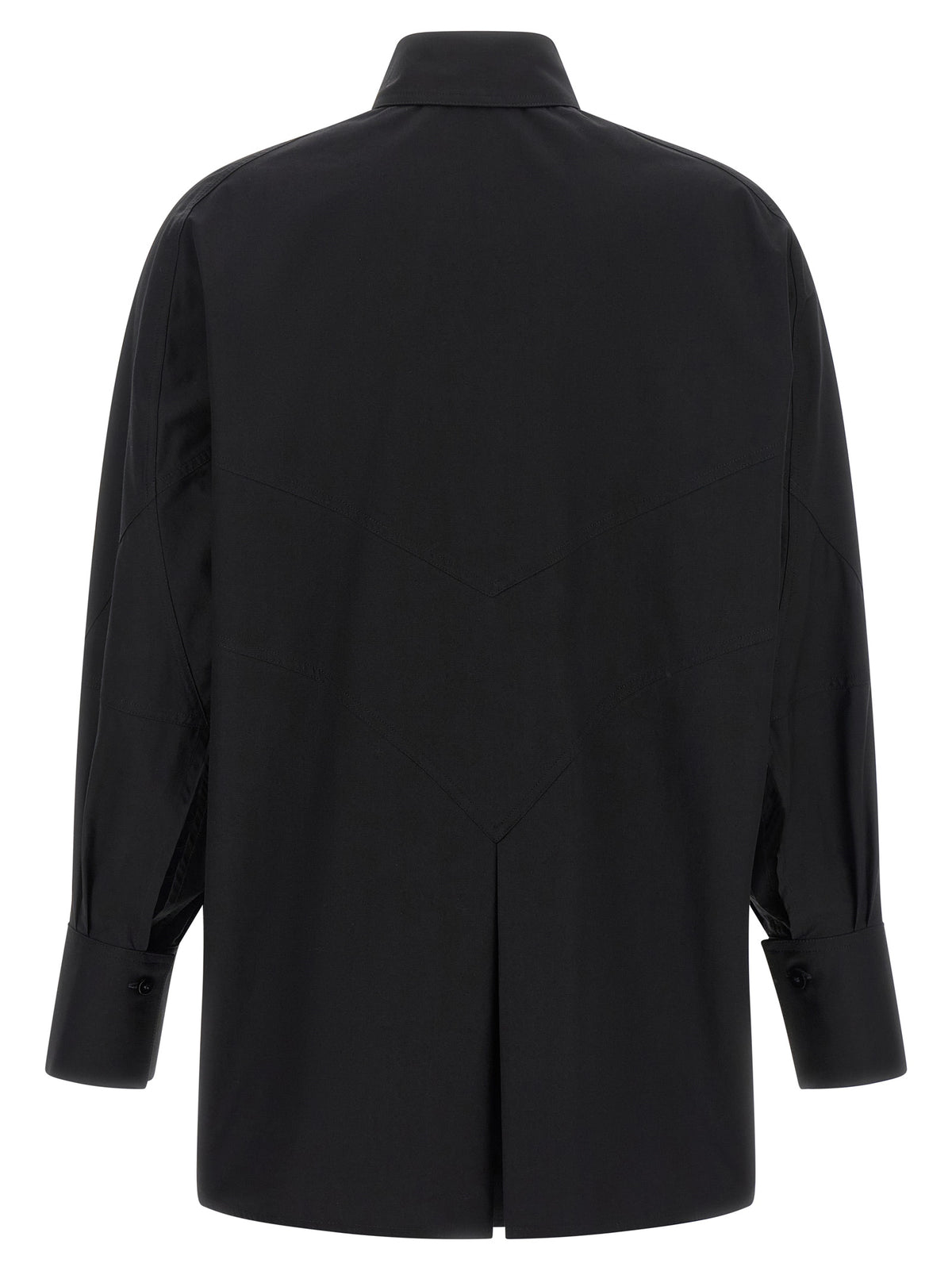 The Attico Black Cotton Blouse