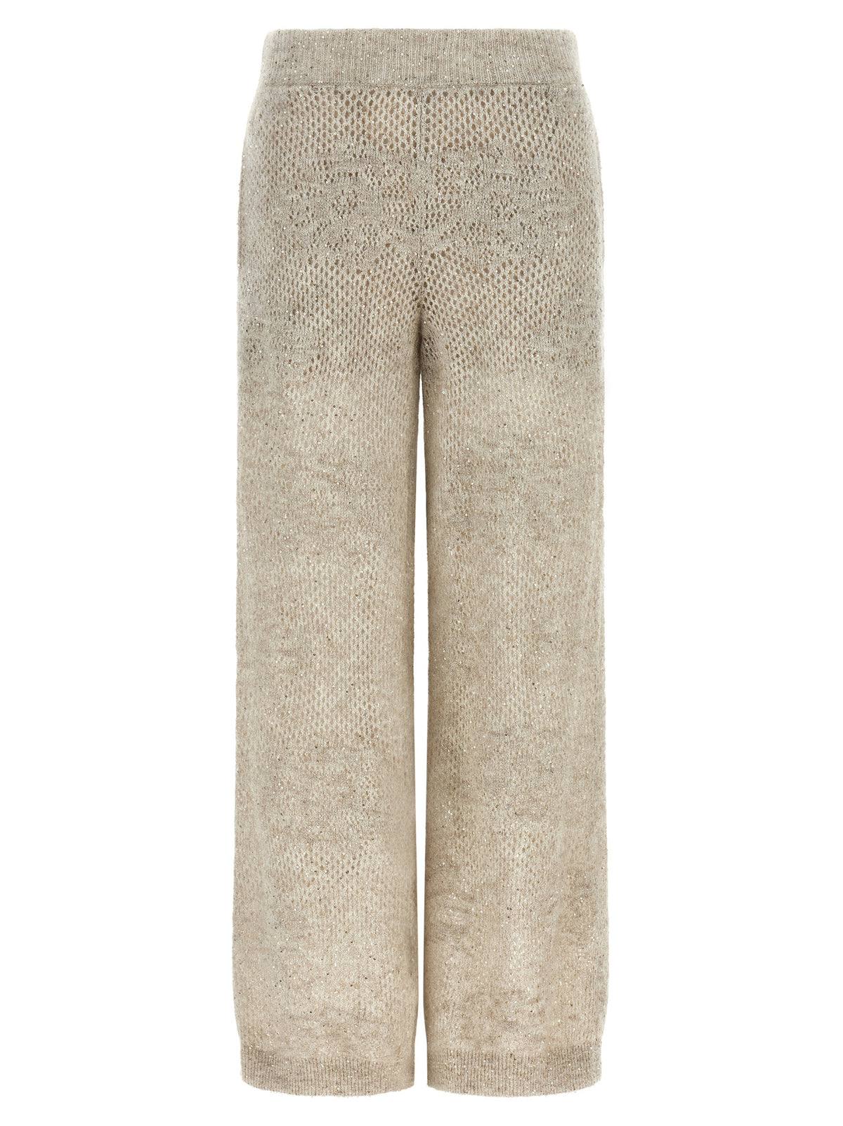 Brunello Cucinelli Beige Nylon Casual Pants