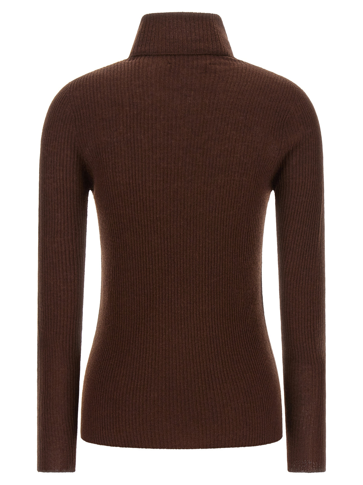 Fabiana Filippi Brown Virgin Wool Cardigan