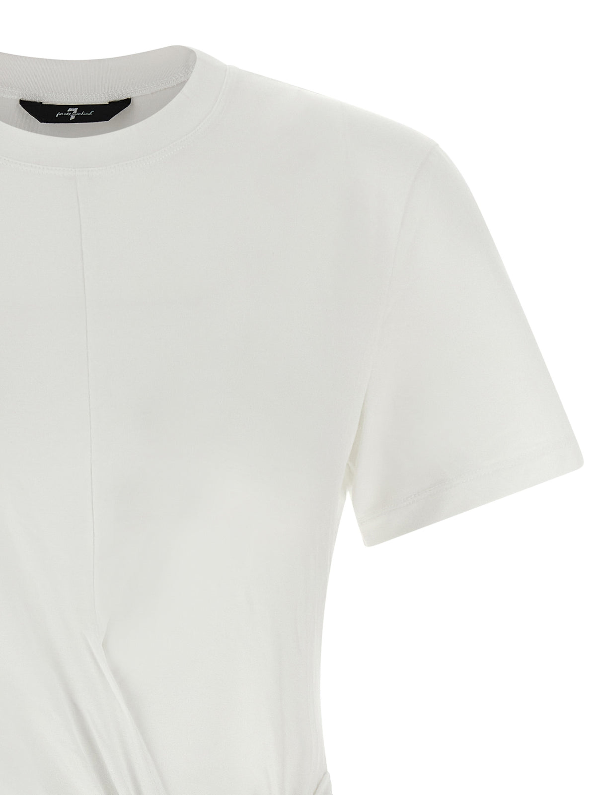 7 For All Mankind White Lyocell T-Shirt