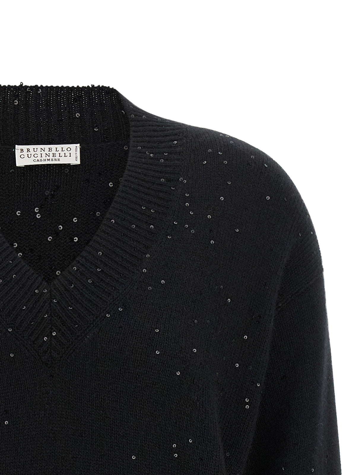 Brunello Cucinelli Black Cashmere Cardigan
