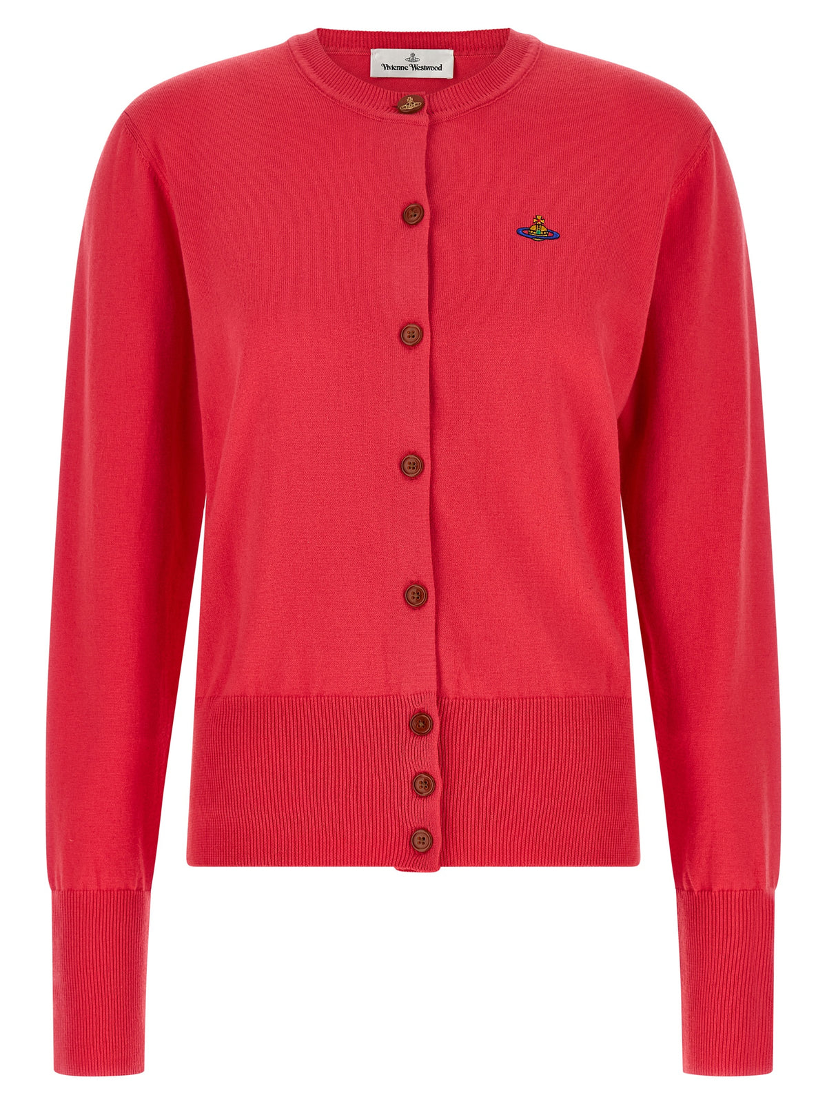 Vivienne Westwood Red Cotton Cardigan