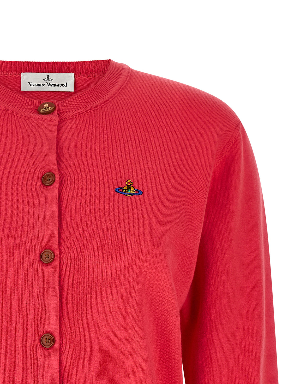 Vivienne Westwood Red Cotton Cardigan